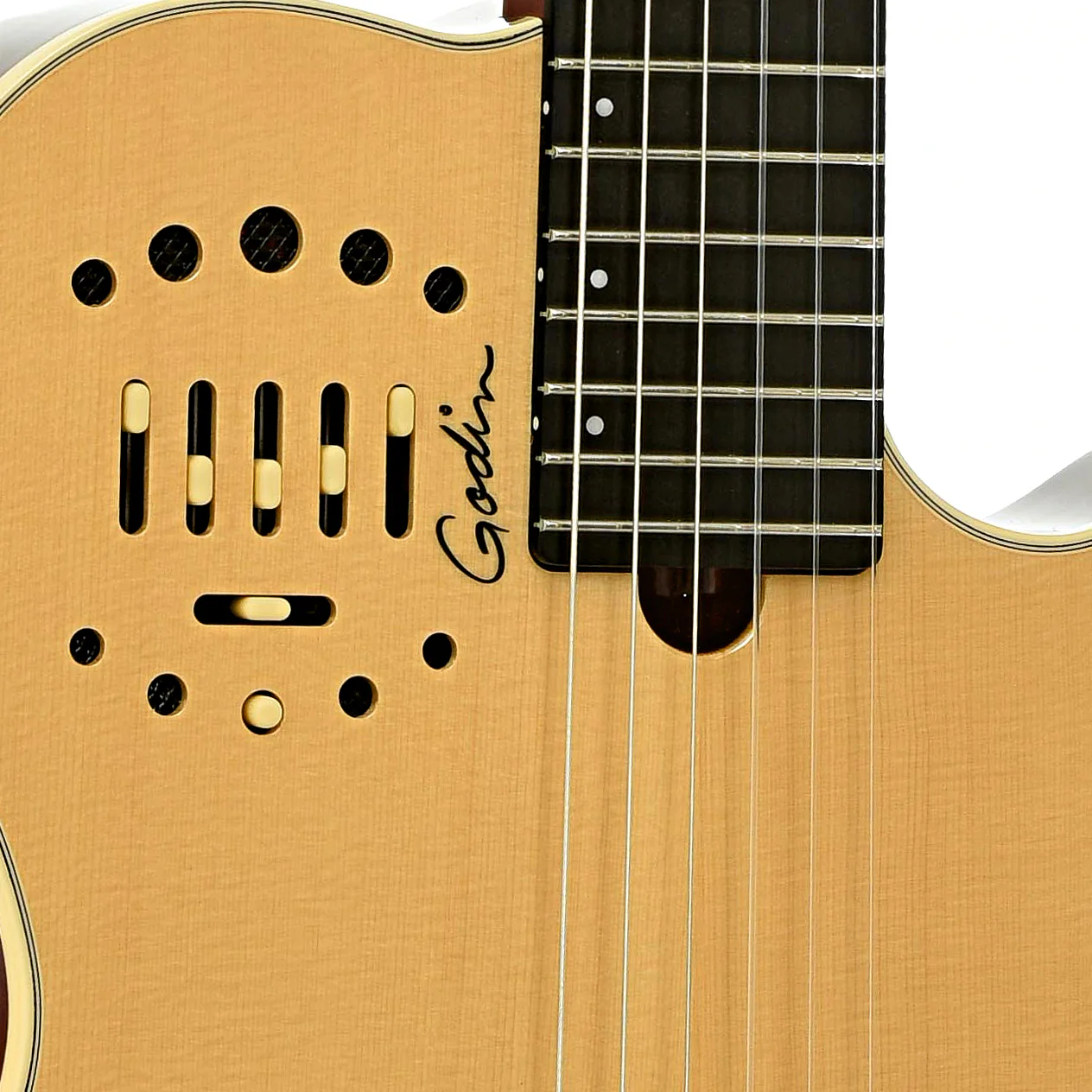 Godin Multiac Nylon Deluxe Acoustic-Electric Guitar (2022) - Image 6