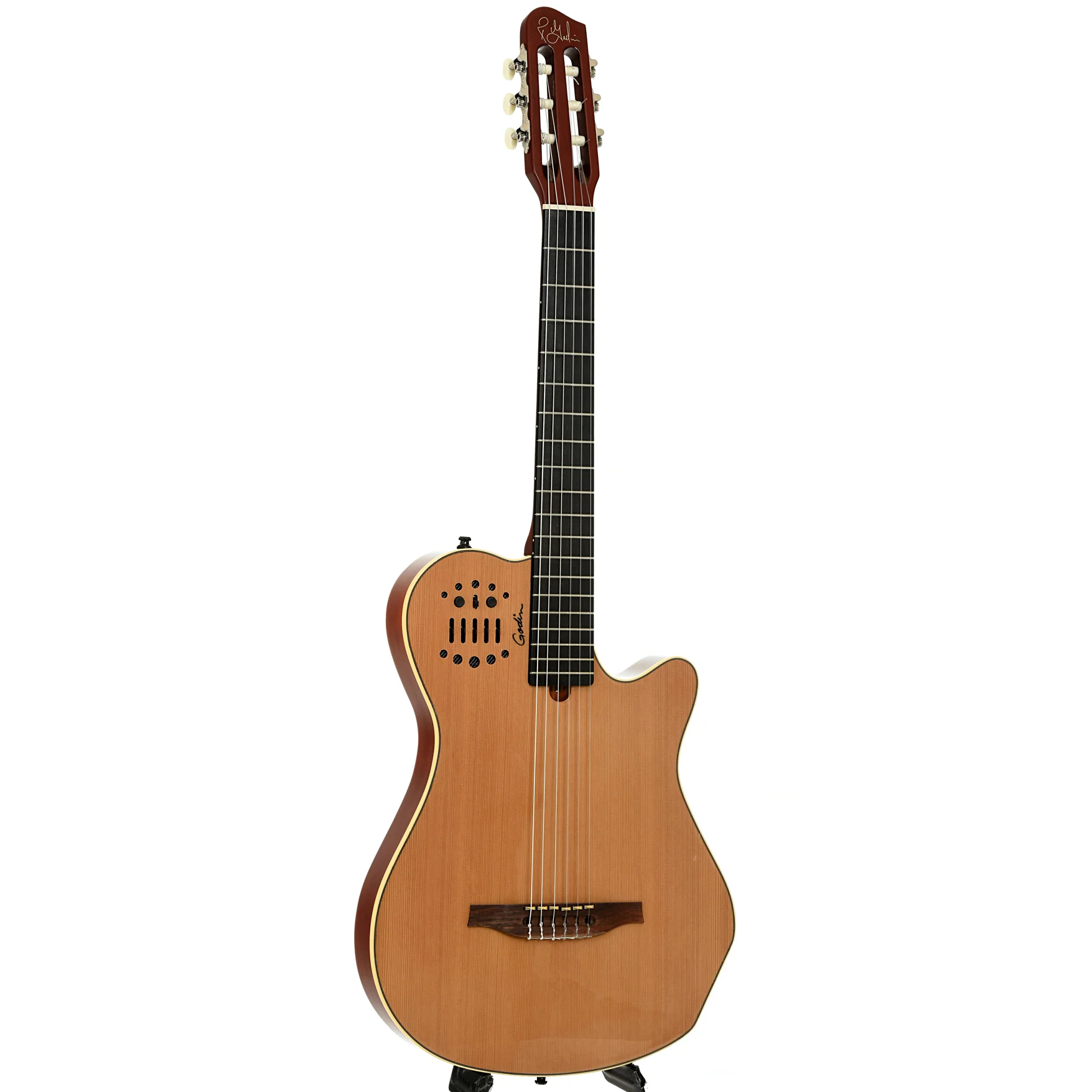 Godin Multiac Grand Concert SA Guitar with Roland GR-55 Synth (2017) - Image 3