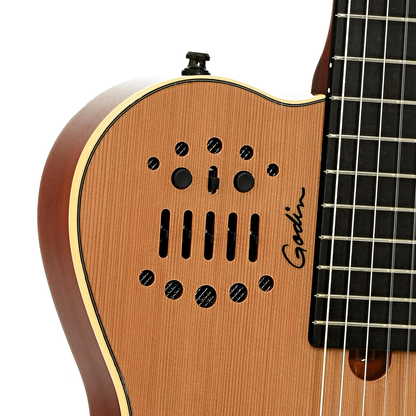 Godin Multiac Grand Concert SA Guitar with Roland GR-55 Synth (2017) - Image 6