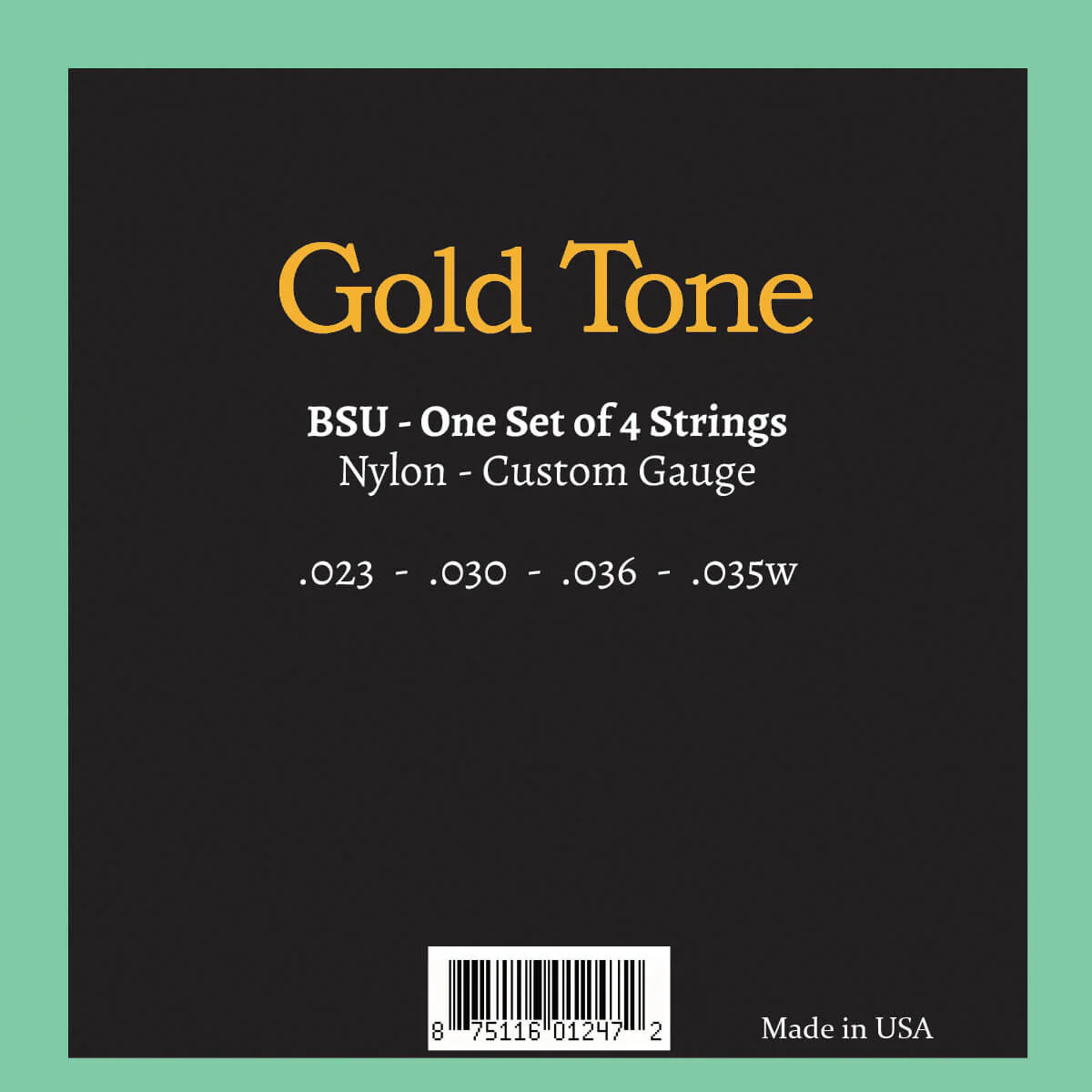 Gold Tone Baritone Banjo Ukulele Strings - Image 3