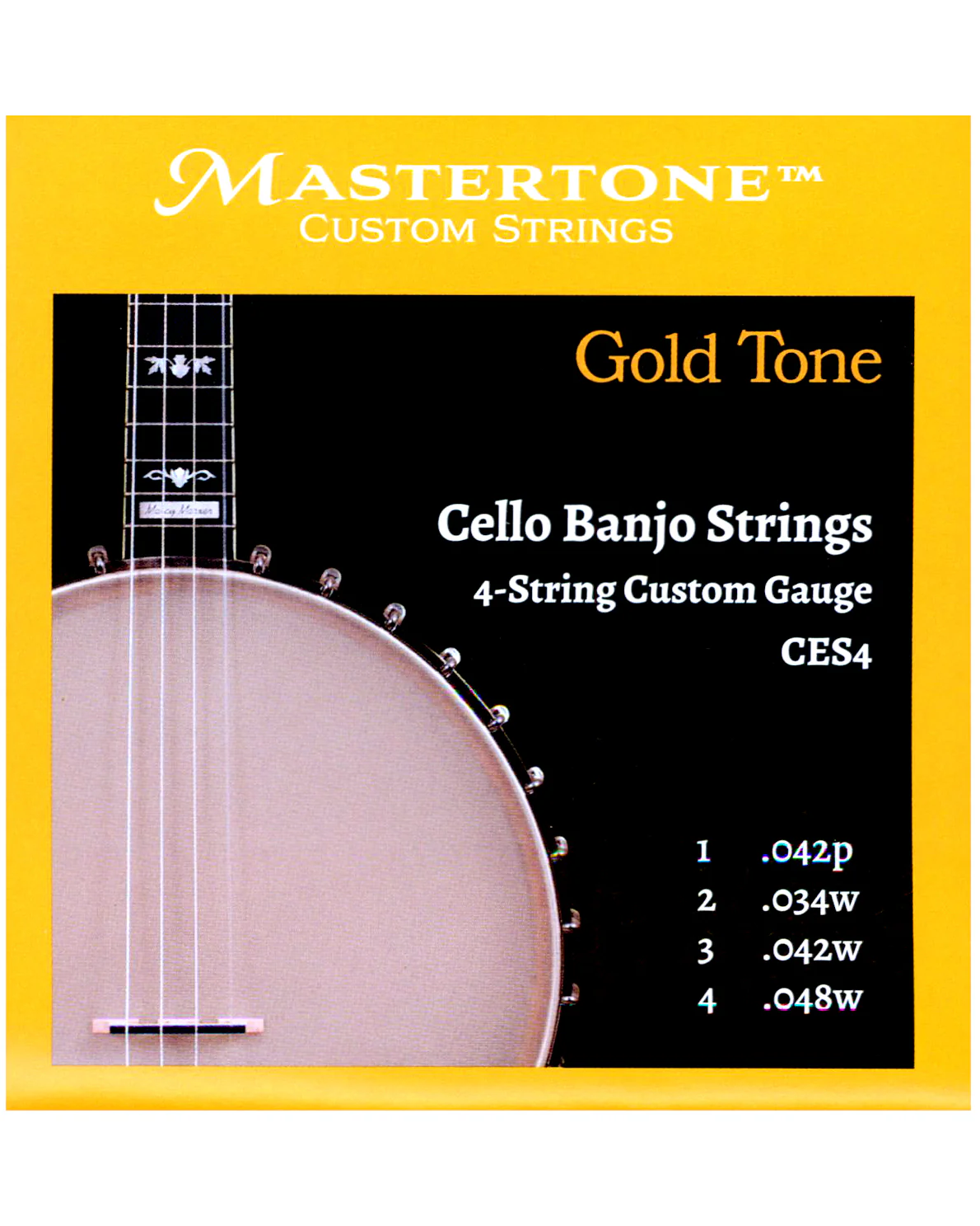 Gold Tone CES4 4-String Cello Banjo Strings - Image 2