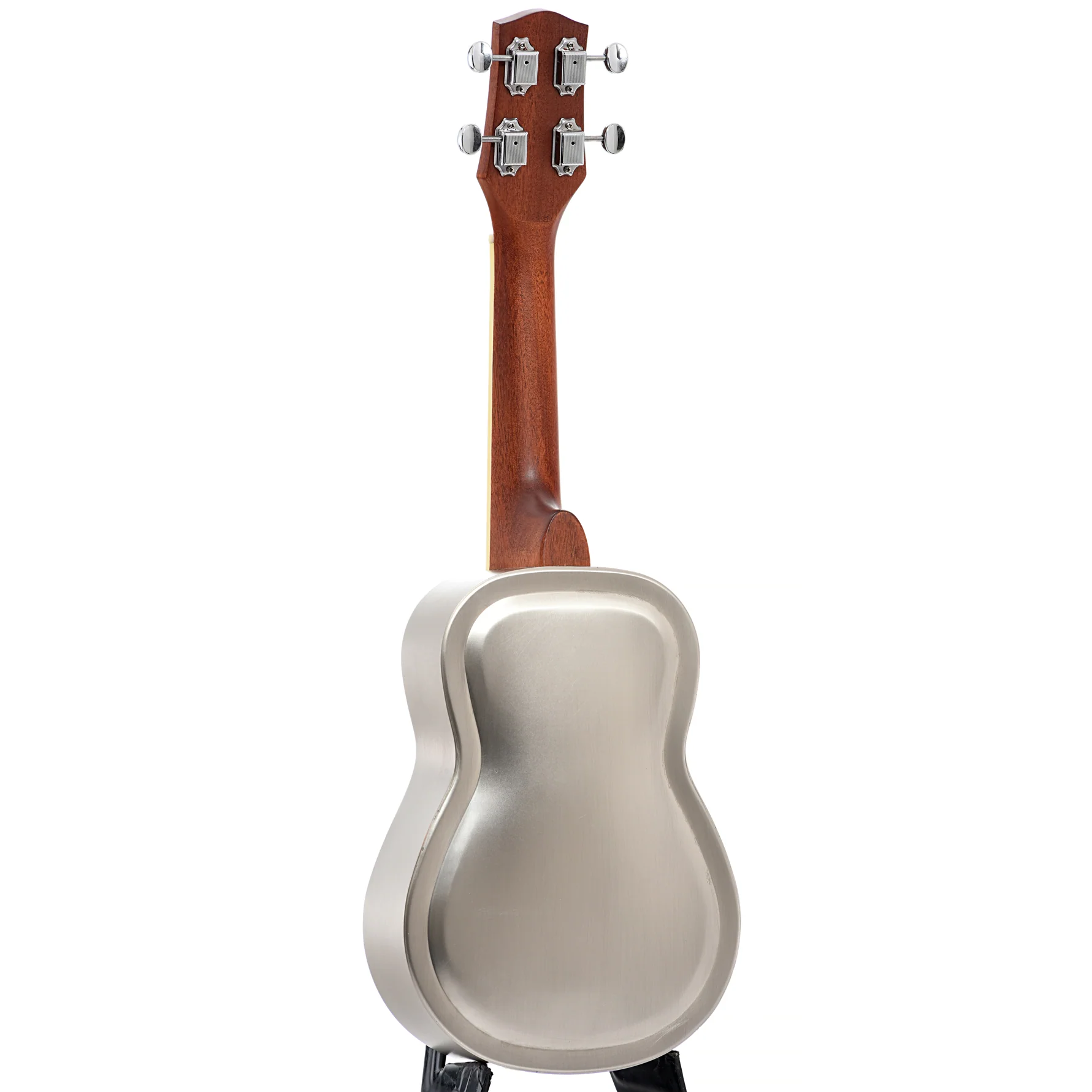 Gold Tone Metal Body Concert ResoUke & Gigbag - Image 12