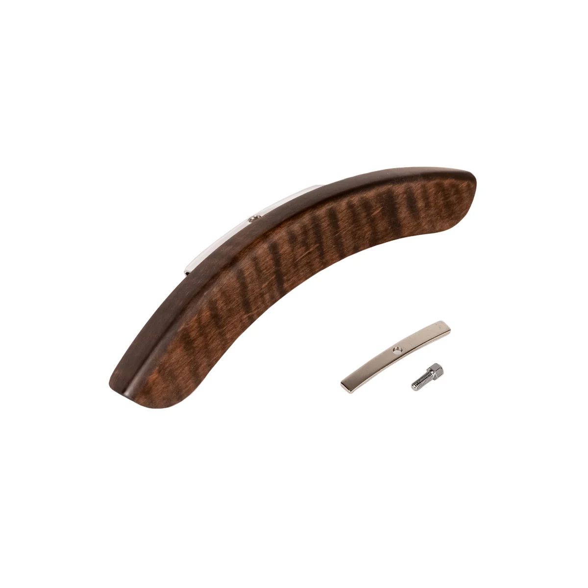 Gold Tone Curly Maple Banjo Armrest, Matte - Image 2