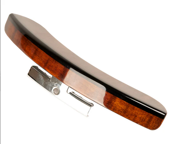 Gold Tone Curly Maple Banjo Armrest, Gloss - Image 3