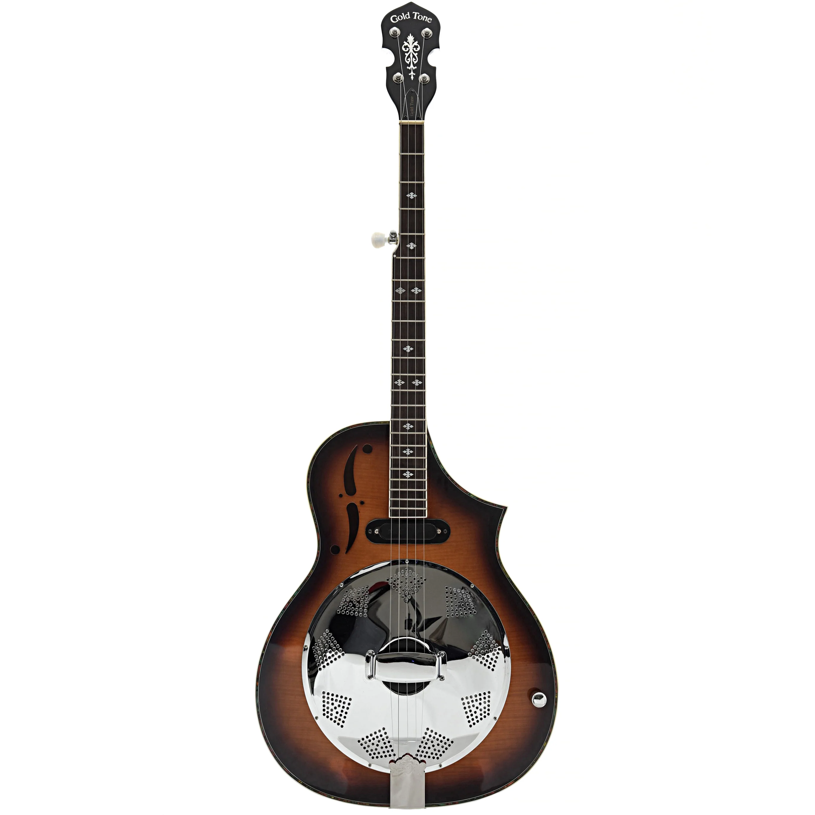Gold Tone Dojo Deluxe Resophonic Banjo with Pickup & Gigbag - Image 14