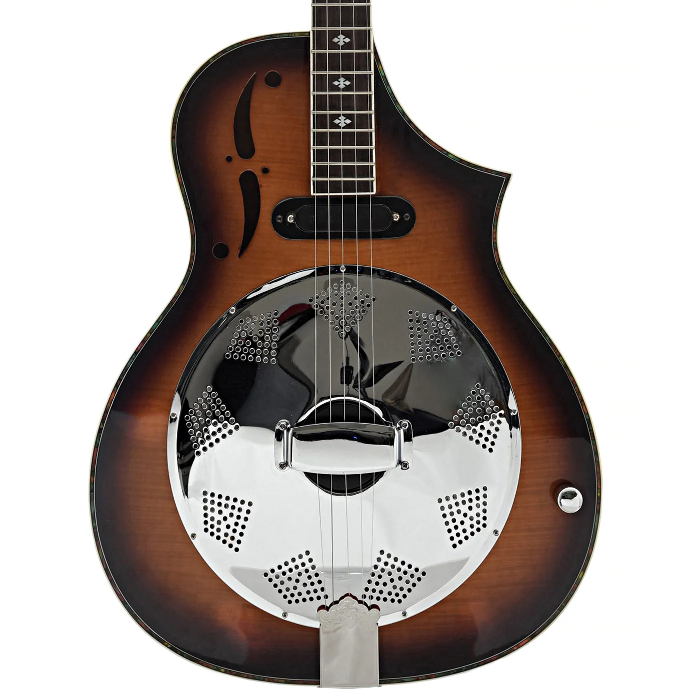 Gold Tone Dojo Deluxe Resophonic Banjo with Pickup & Gigbag - Image 4