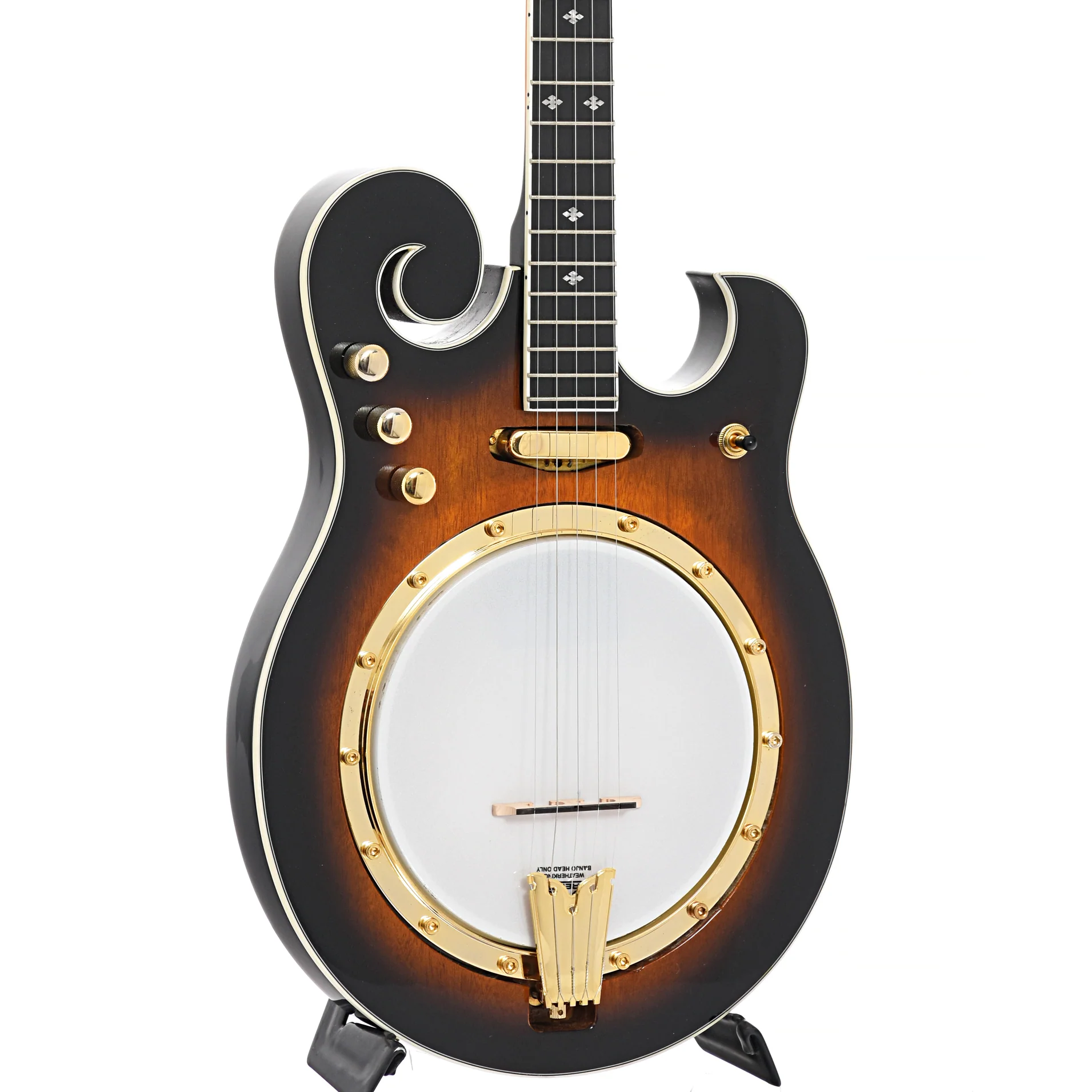 Gold Tone EBM-5 5-String Electric Banjo & Case - Image 3