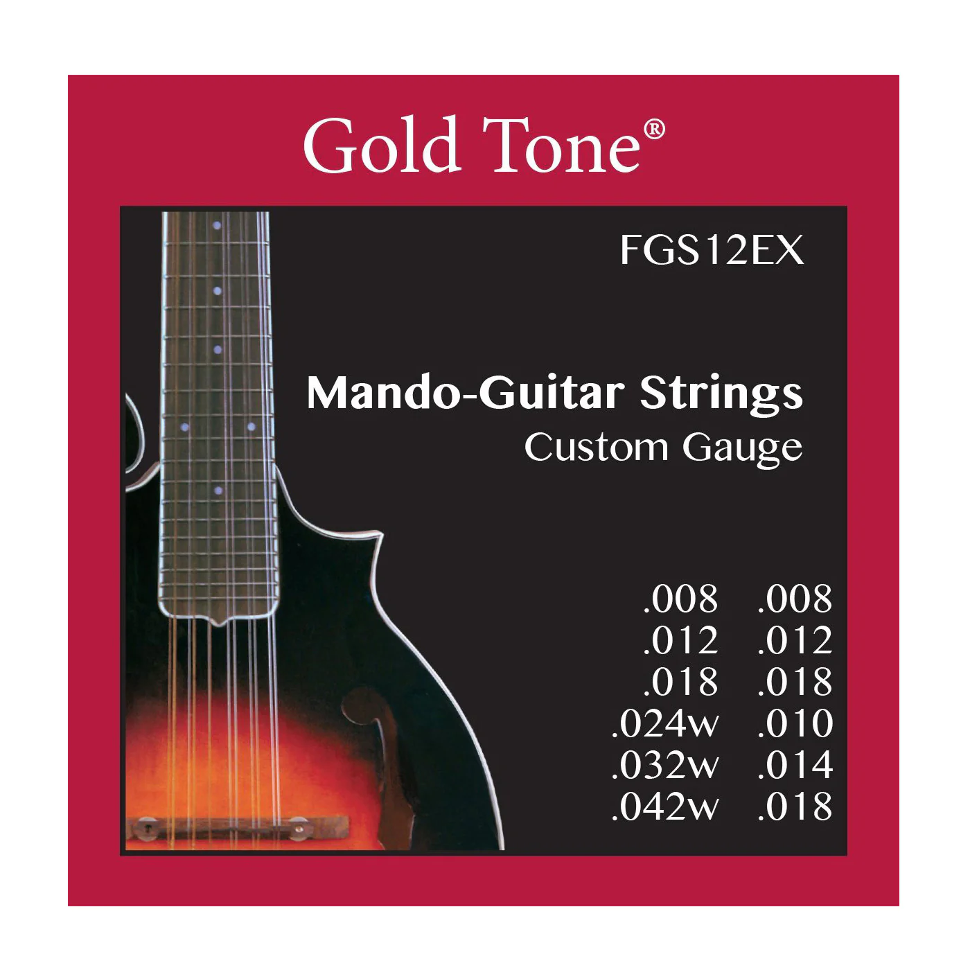 Gold Tone FGS12EX F-12 Mando-Guitar Strings - Image 2