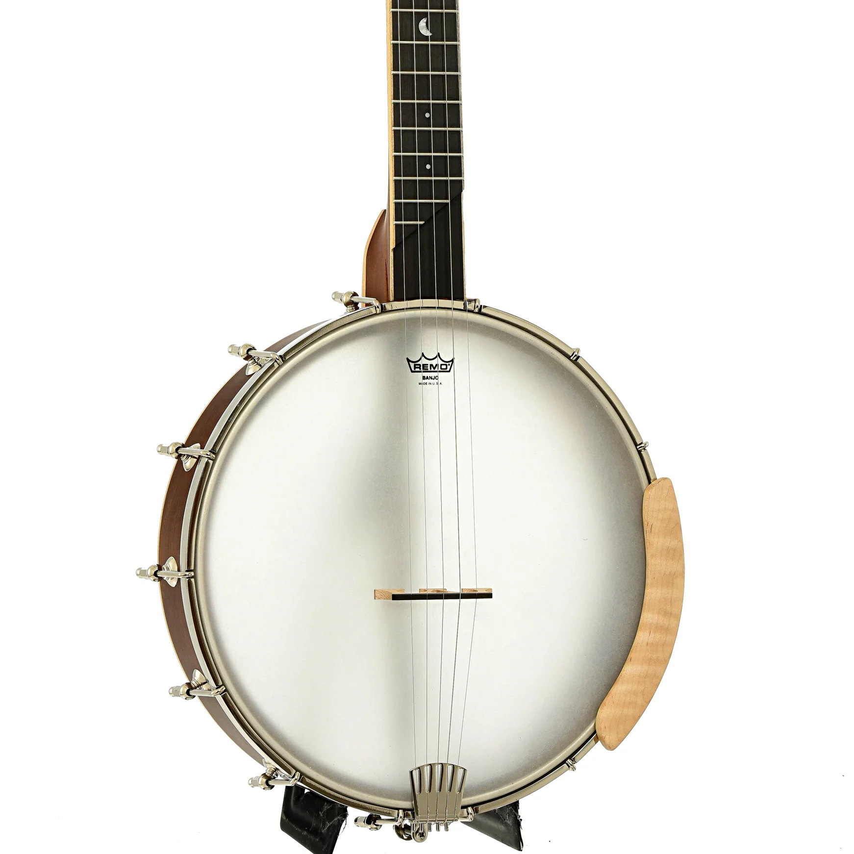 Gold Tone Lefthanded HM-100 High Moon 12in Openback Banjo & Case - Image 2