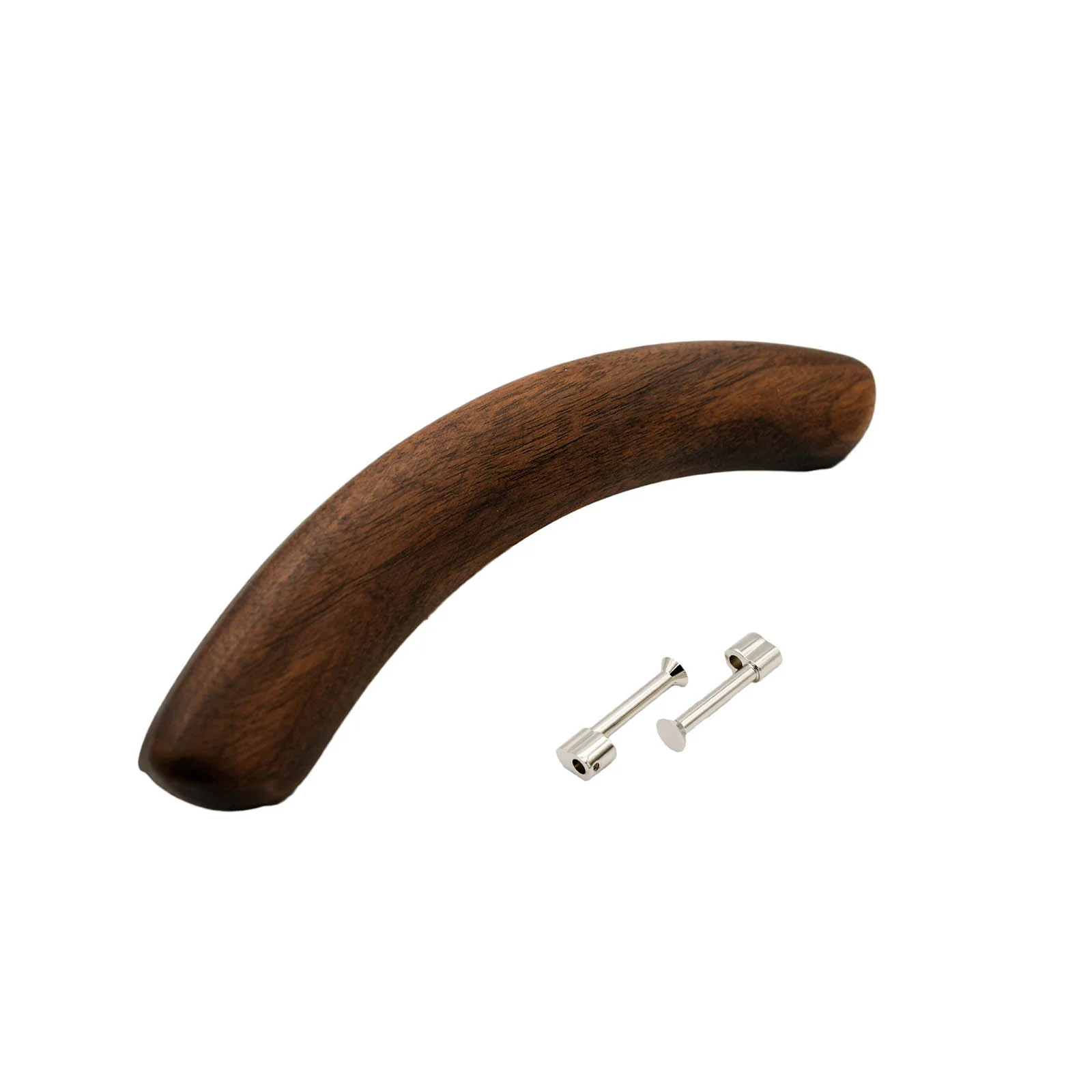 Gold Tone Little Mountain Armrest, Walnut