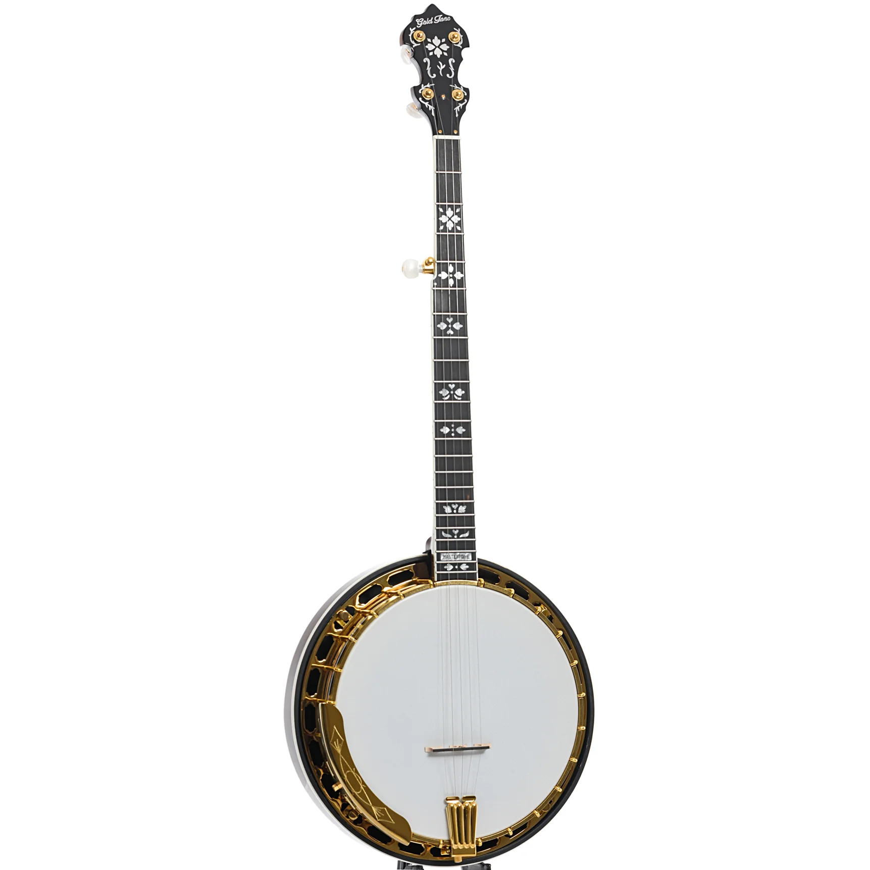 Gold Tone Mastertone OB-Grandee Orange Blossom Grand Resonator Banjo & Case - Image 3