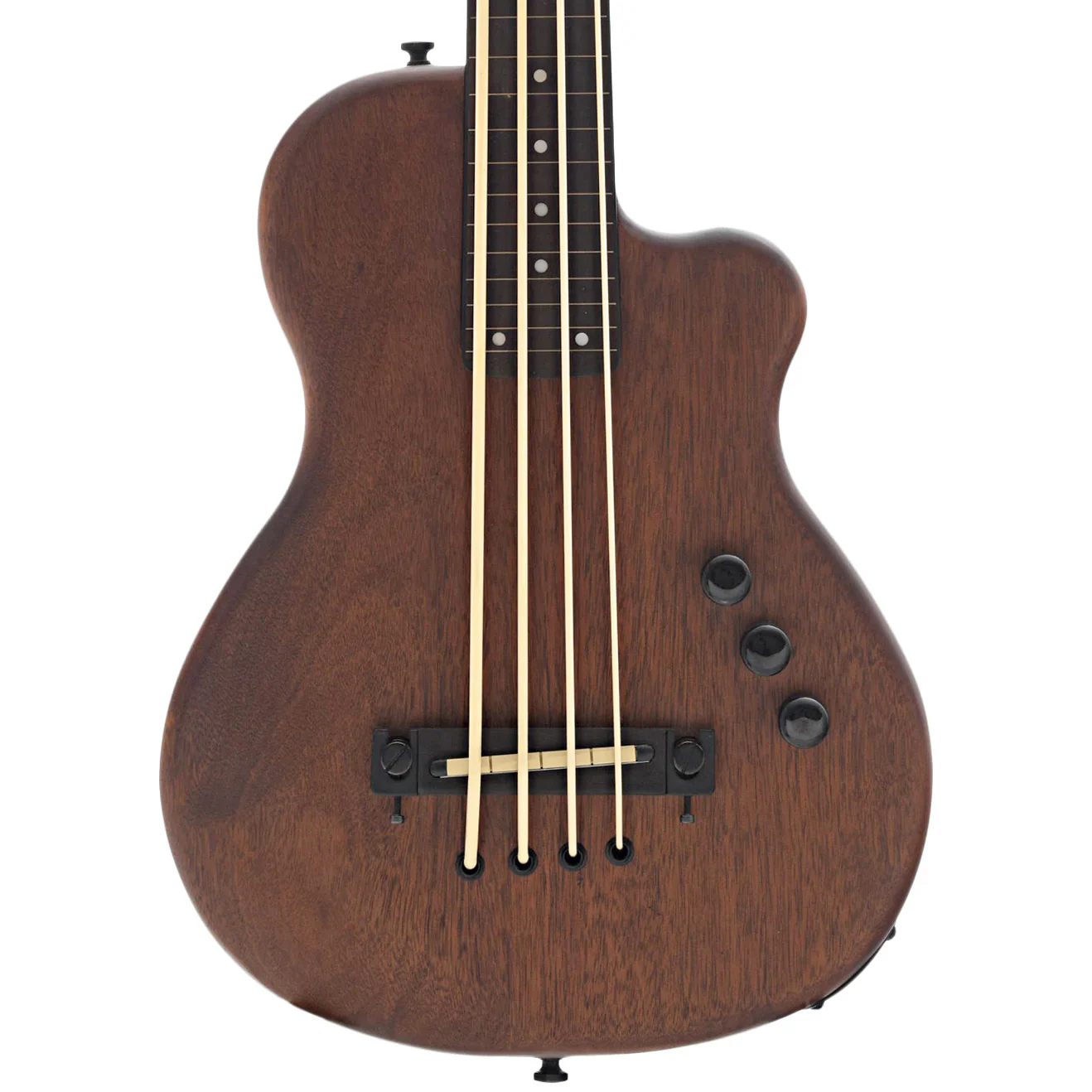 Gold Tone ME-BassFL Fretless Solidbody MicroBass & Gigbag, 23in Scale - Image 3