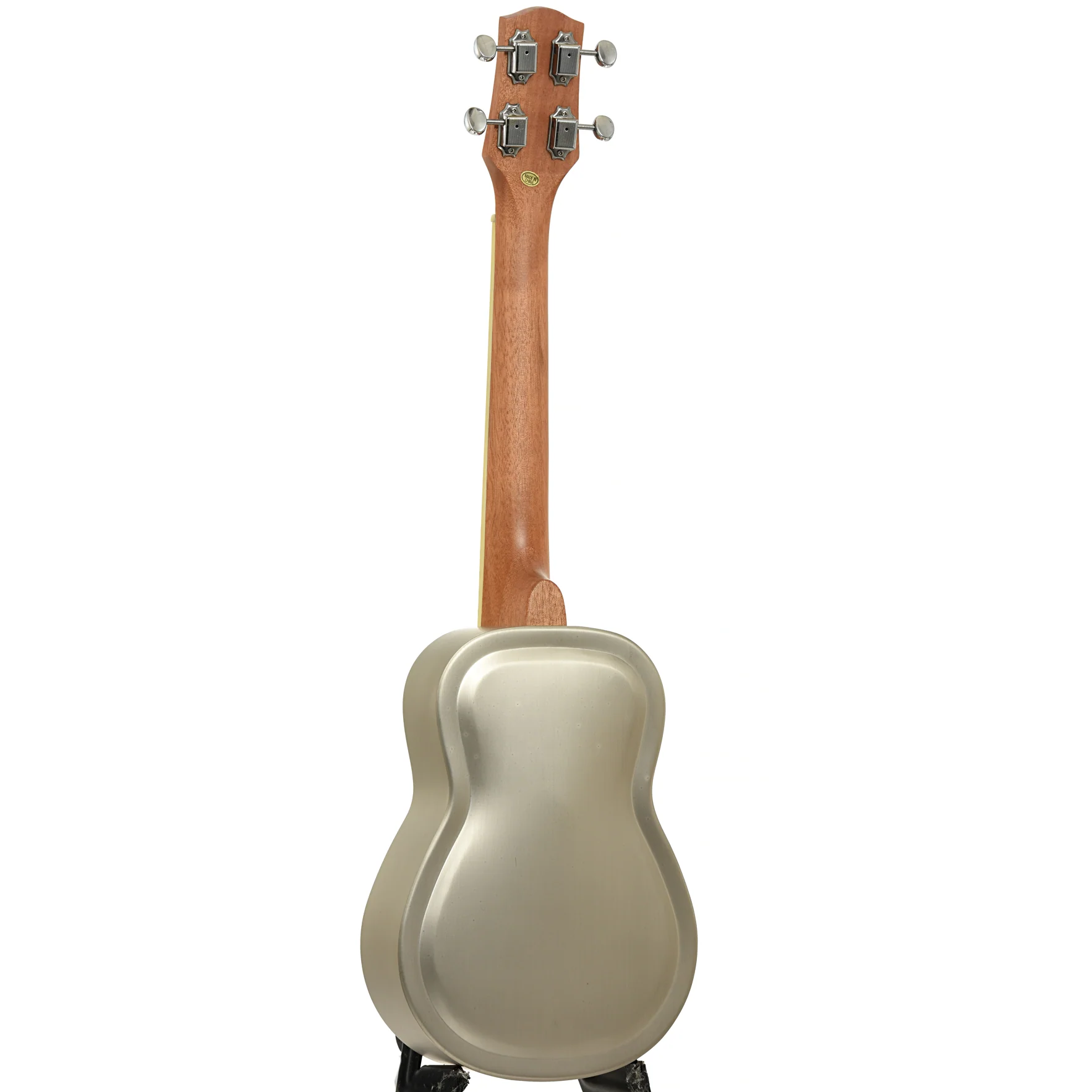 Gold Tone Metal Body Tenor Resonator Uke (Recent) - Image 12
