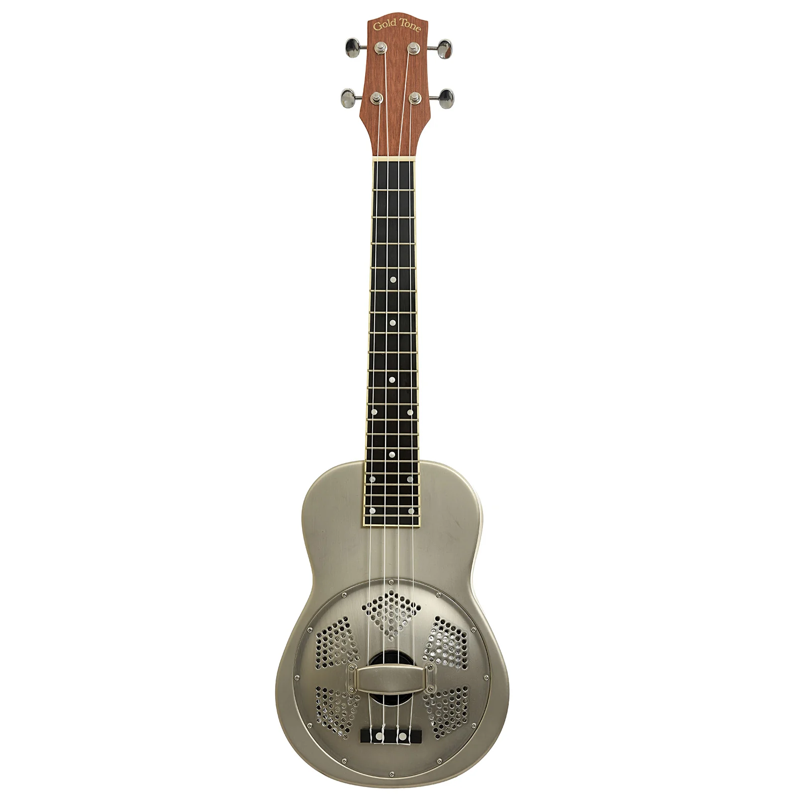 Gold Tone Metal Body Tenor Resonator Uke (Recent) - Image 14