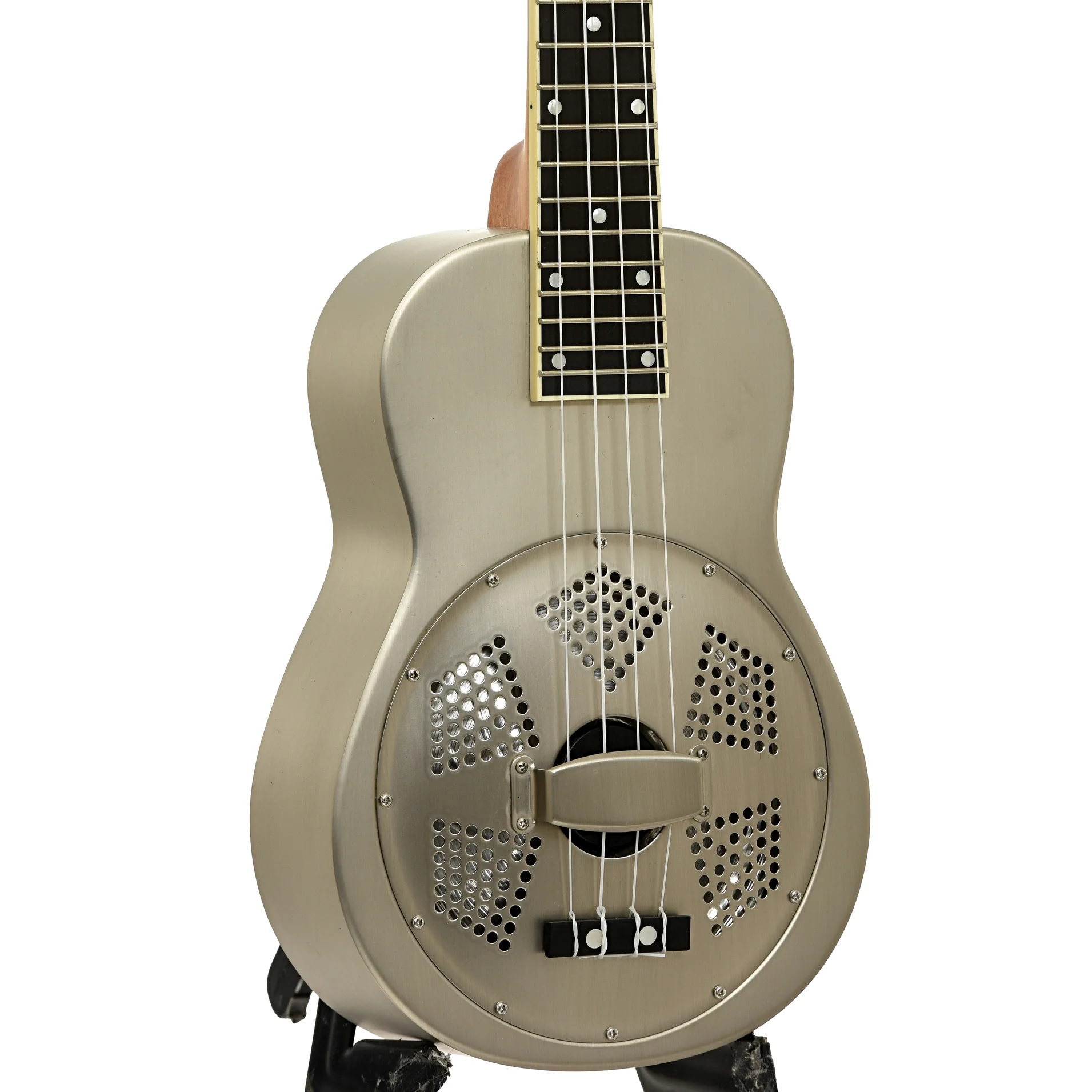 Gold Tone Metal Body Tenor Resonator Uke (Recent) - Image 4