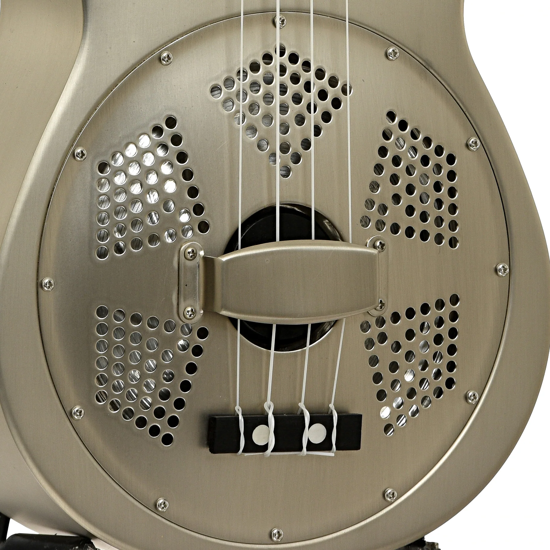 Gold Tone Metal Body Tenor Resonator Uke (Recent) - Image 6