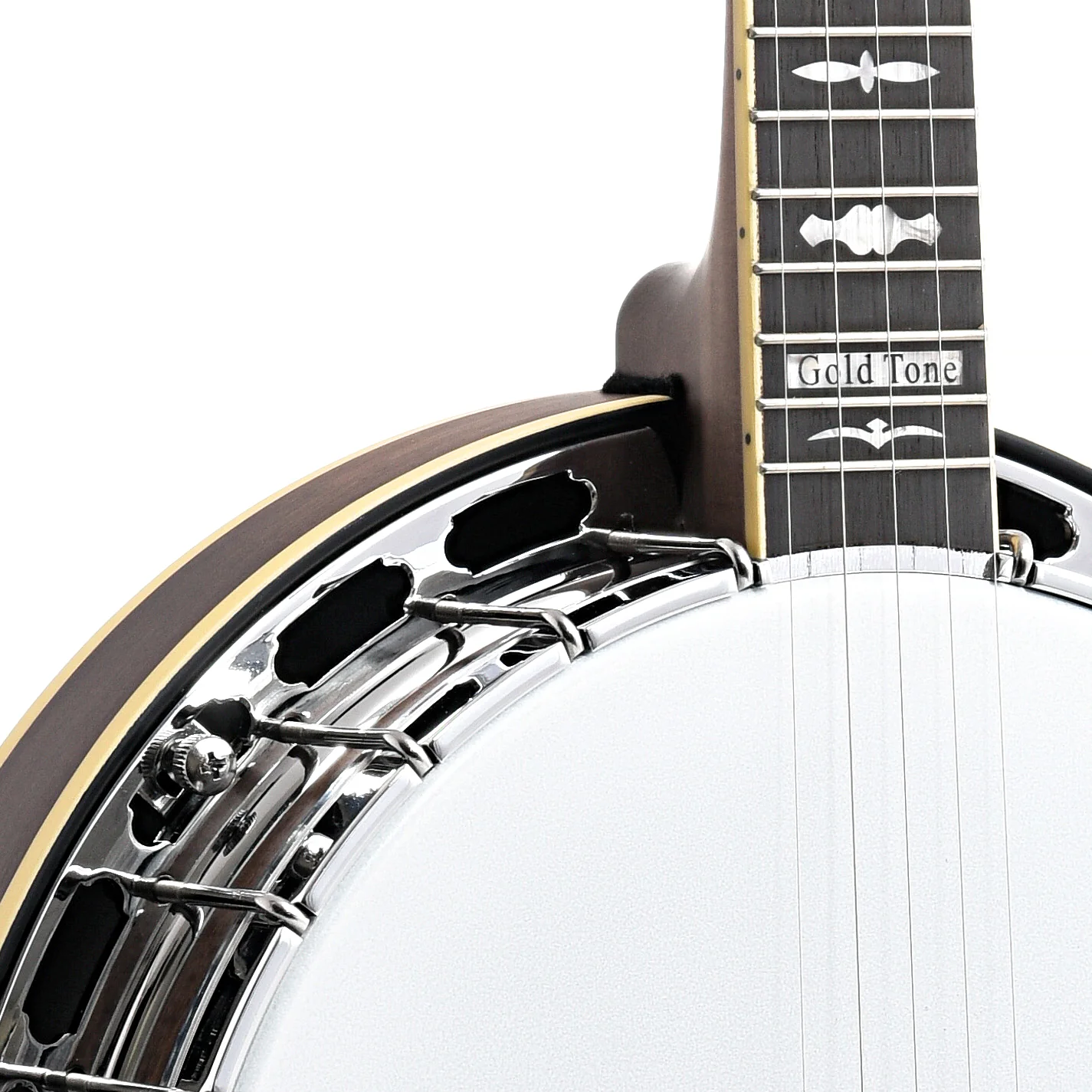 Gold Tone Mastertone OB-150RF Orange Blossom Resonator Banjo & Case, Radiused Fingerboard - Image 7
