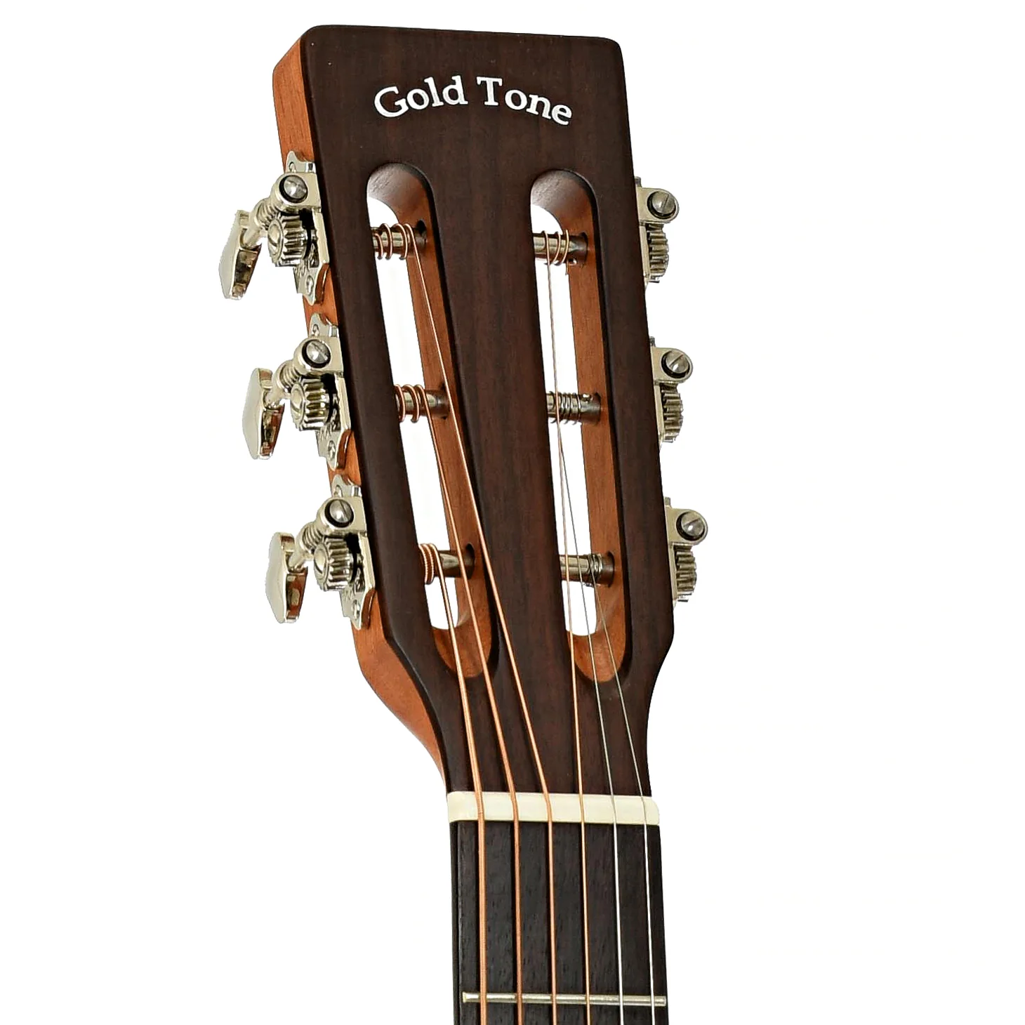 Gold Tone Parlor Acoustic-Electric Guitar, Natural Top - Image 8