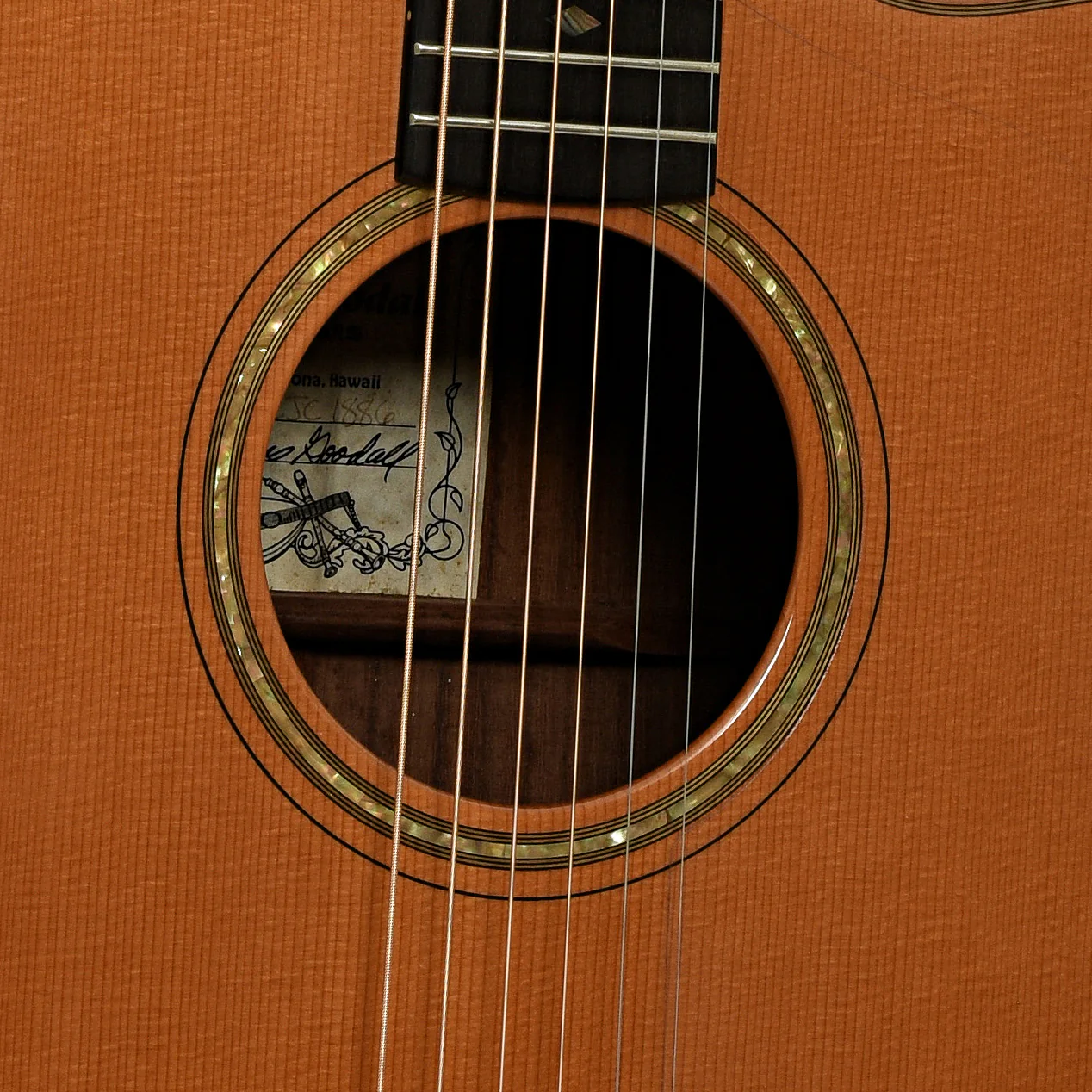 Goodall RCJC Concert Jumbo Acoustic Guitar (1999) - Image 6