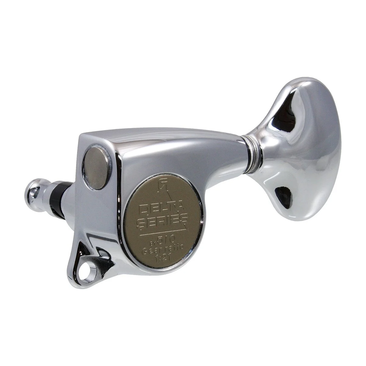 Gotoh 510 Delta Series Tuning Gears, 21:1 Ratio - Antique Chrome - Image 3