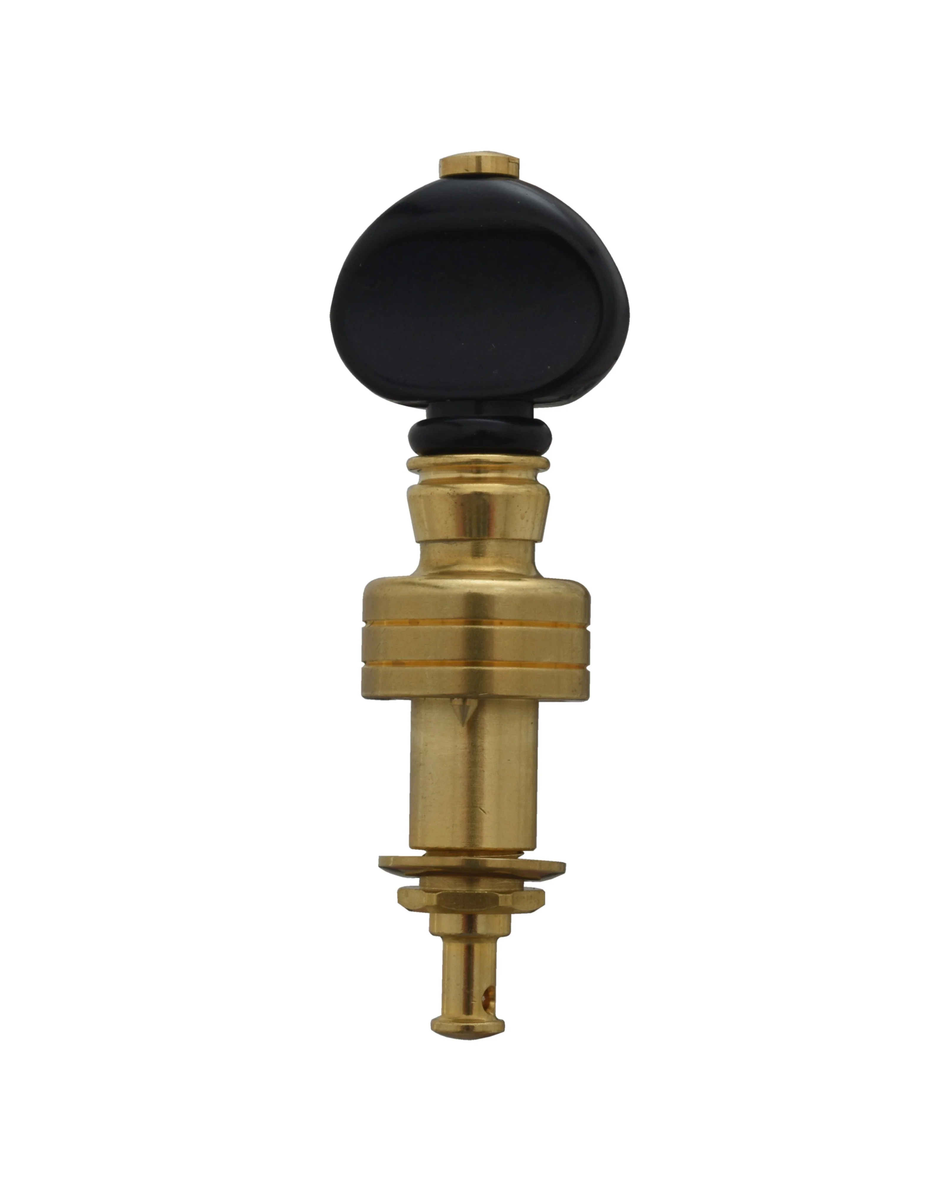 Gotoh Raw Brass Planetary Banjo Tuners, Set of 4, Black Buttons - Image 2