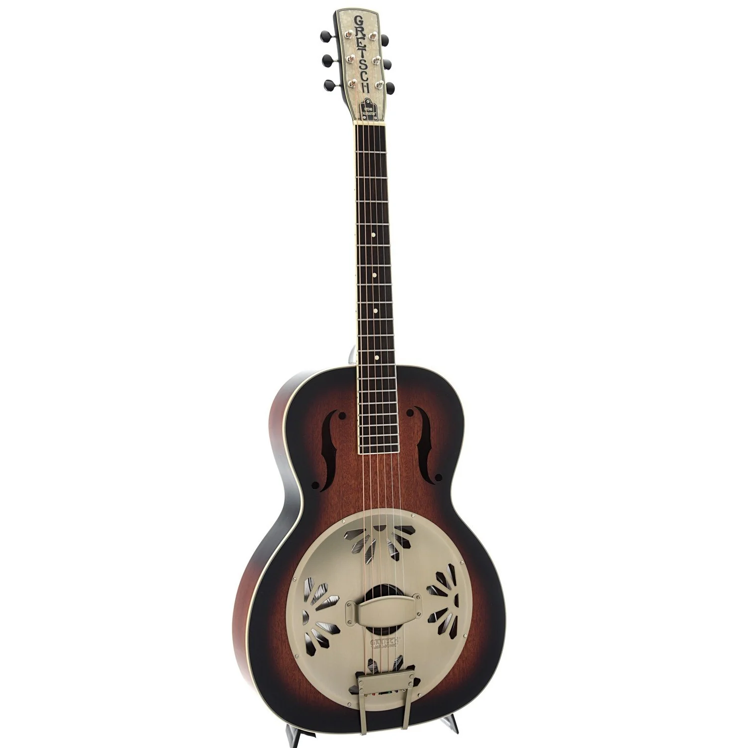 Gretsch Ampli-Sonic G9240 Alligator Roundneck Resonator Guitar - Image 11