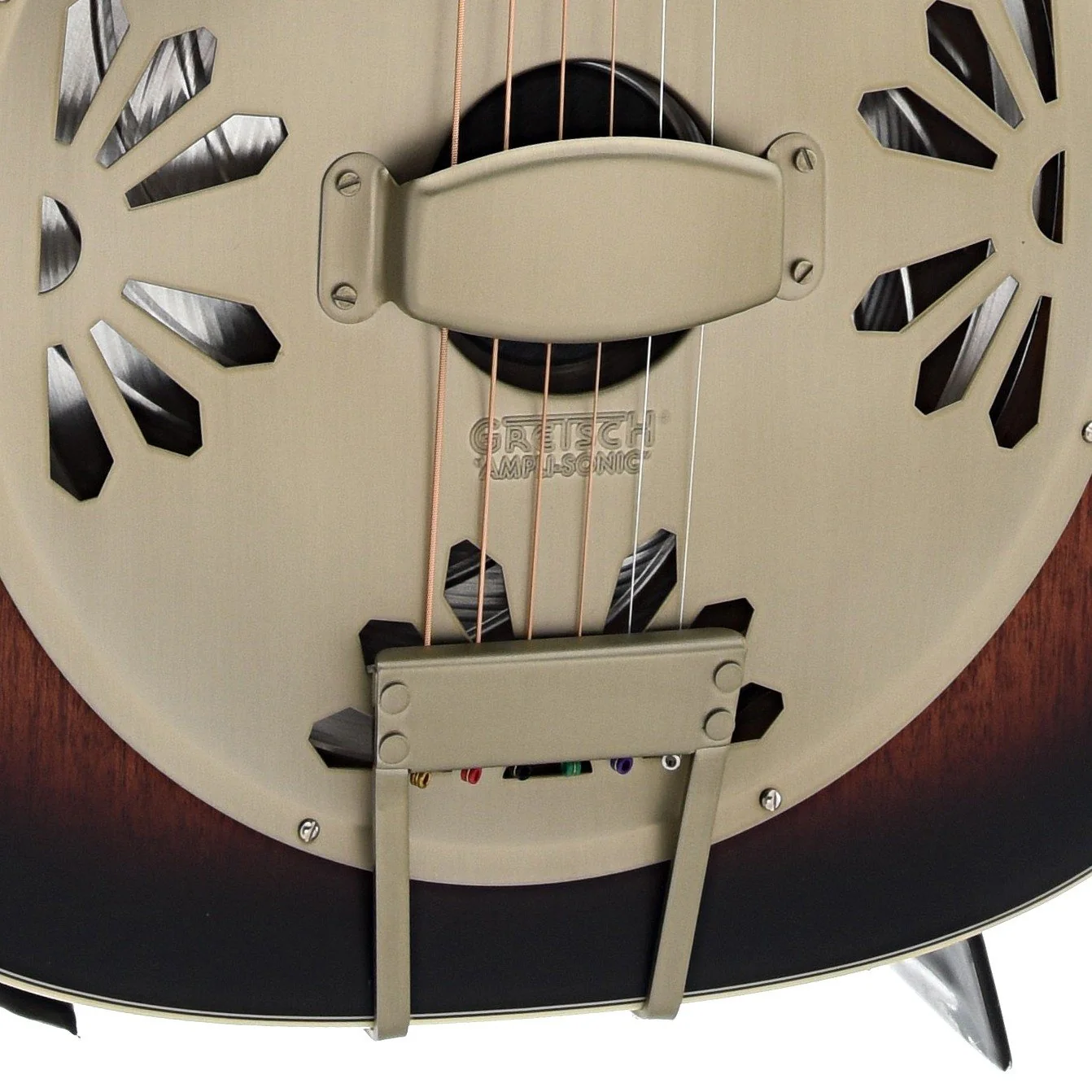 Gretsch Ampli-Sonic G9240 Alligator Roundneck Resonator Guitar - Image 5