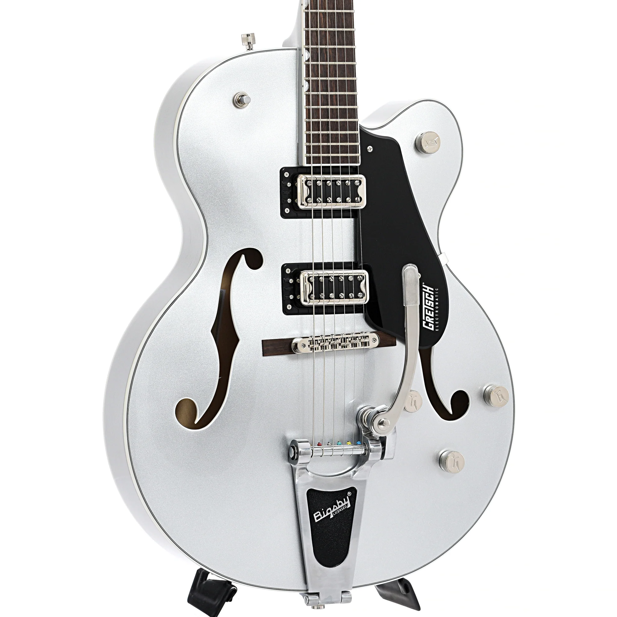 Gretsch G5420T Electromatic Classic Hollowbody Electric Guitar, Airline Silver - Image 3