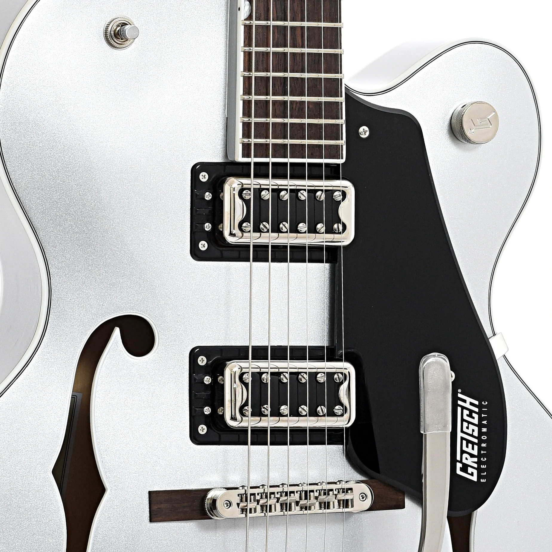 Gretsch G5420T Electromatic Classic Hollowbody Electric Guitar, Airline Silver - Image 5