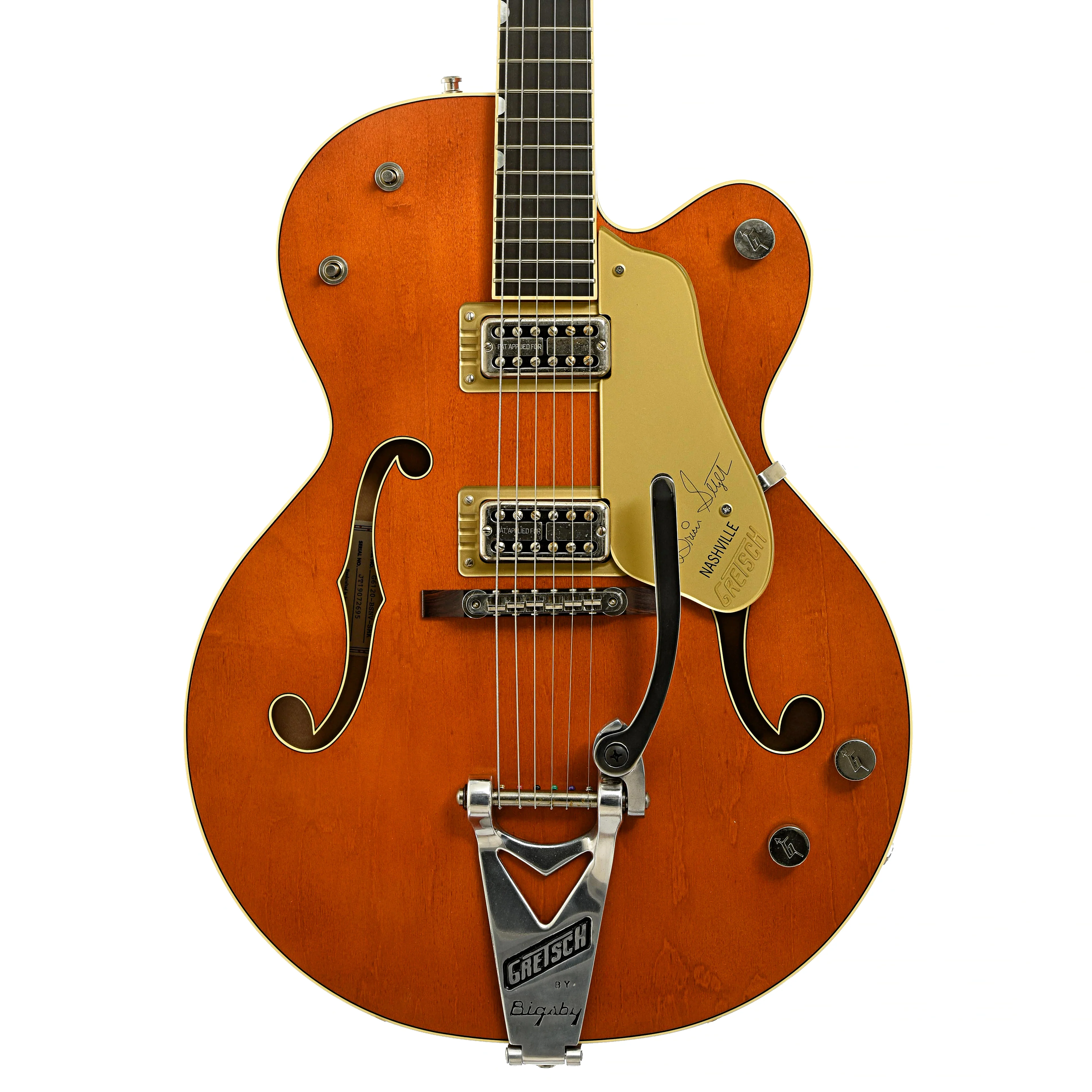 Gretsch G6120-BSNV-SMK Hollowbody Electric Guitar (2019) - Image 2