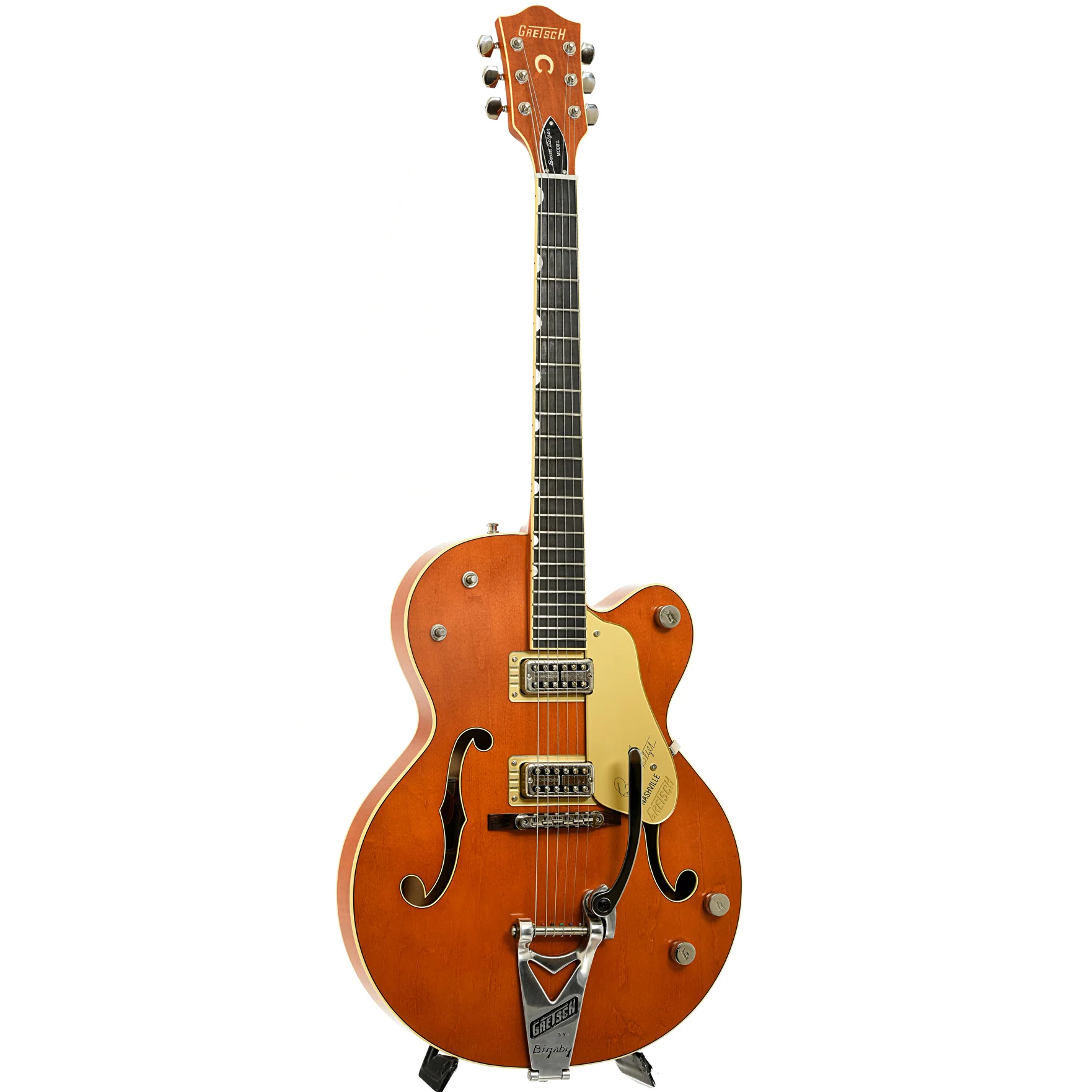 Gretsch G6120-BSNV-SMK Hollowbody Electric Guitar (2019) - Image 3