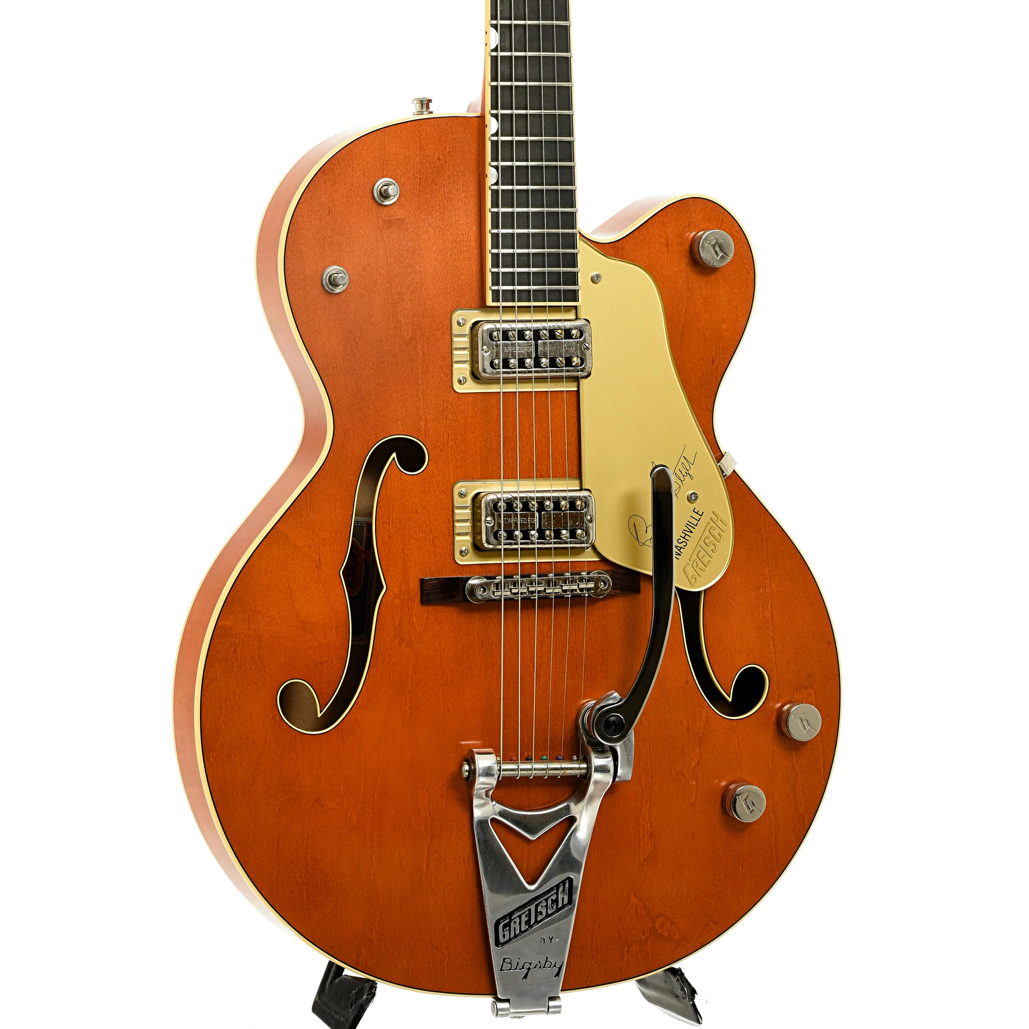Gretsch G6120-BSNV-SMK Hollowbody Electric Guitar (2019) - Image 4