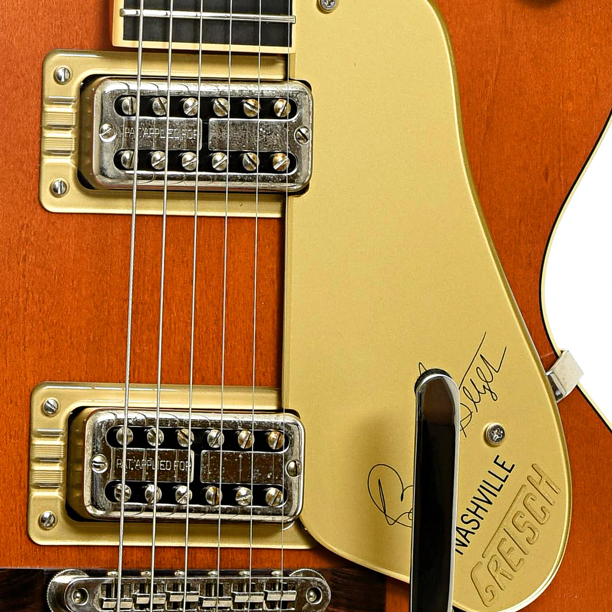 Gretsch G6120-BSNV-SMK Hollowbody Electric Guitar (2019) - Image 6