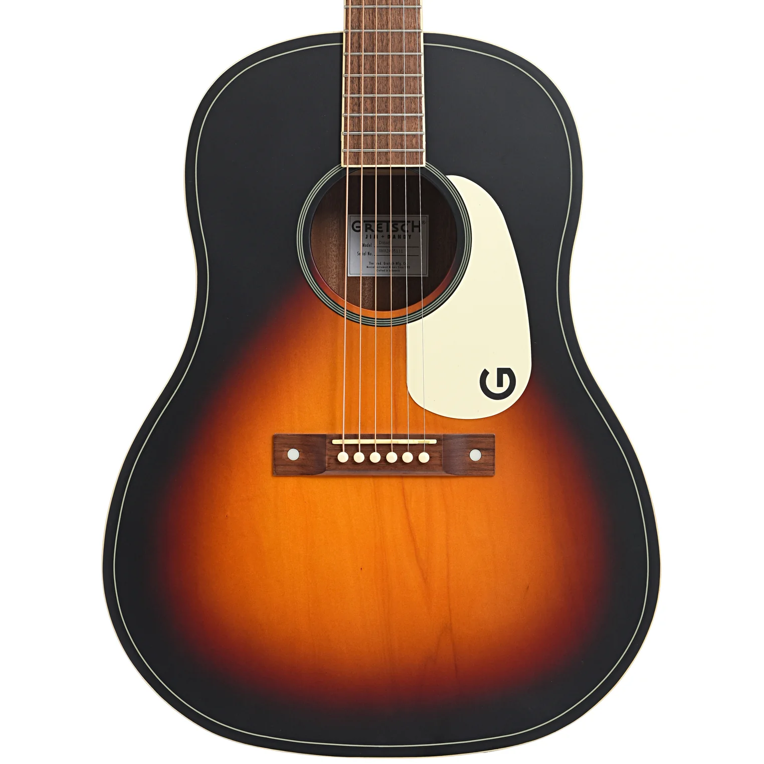 Gretsch Jim Dandy Dreadnought Acoustic Guitar, Rex Burst - Image 2