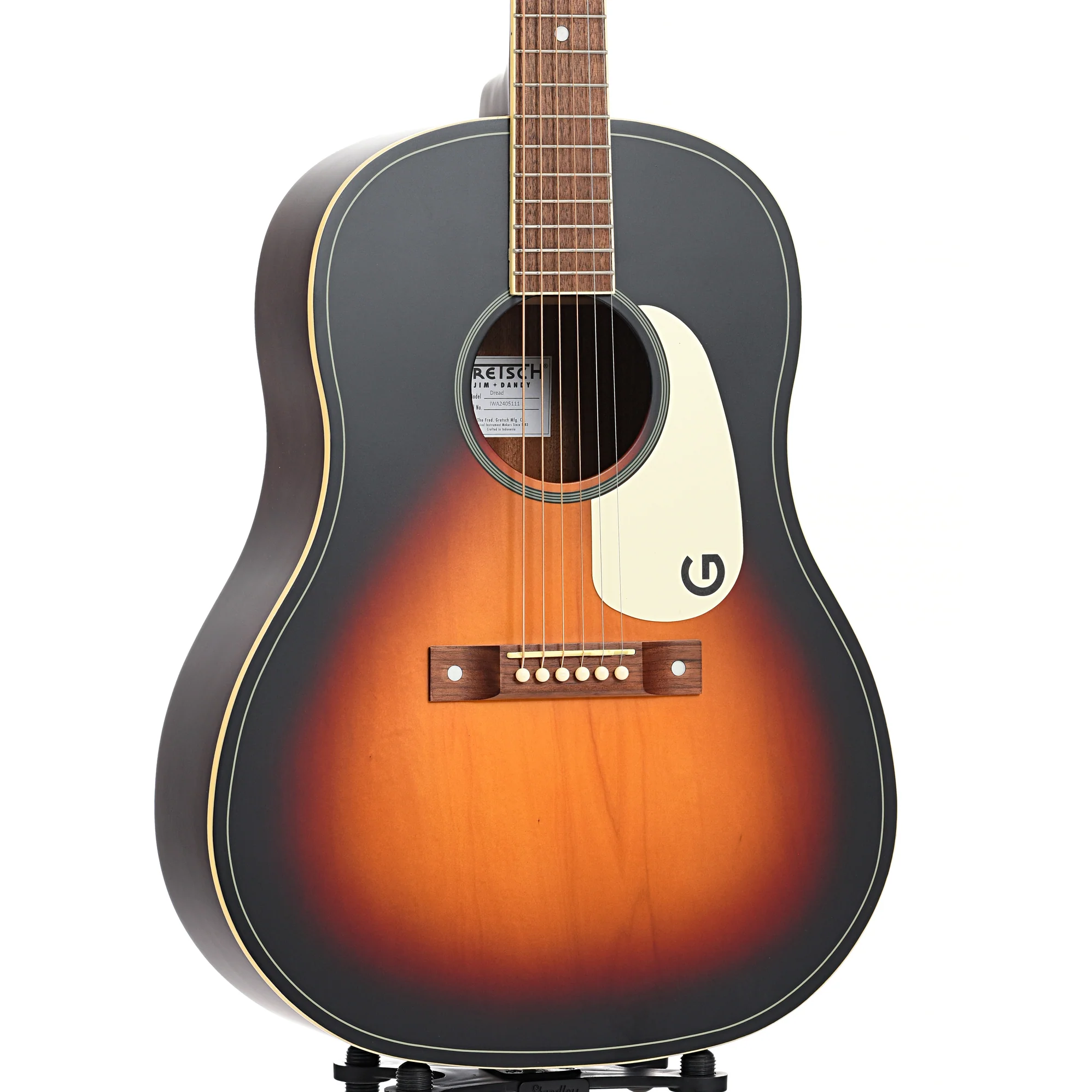 Gretsch Jim Dandy Dreadnought Acoustic Guitar, Rex Burst - Image 4