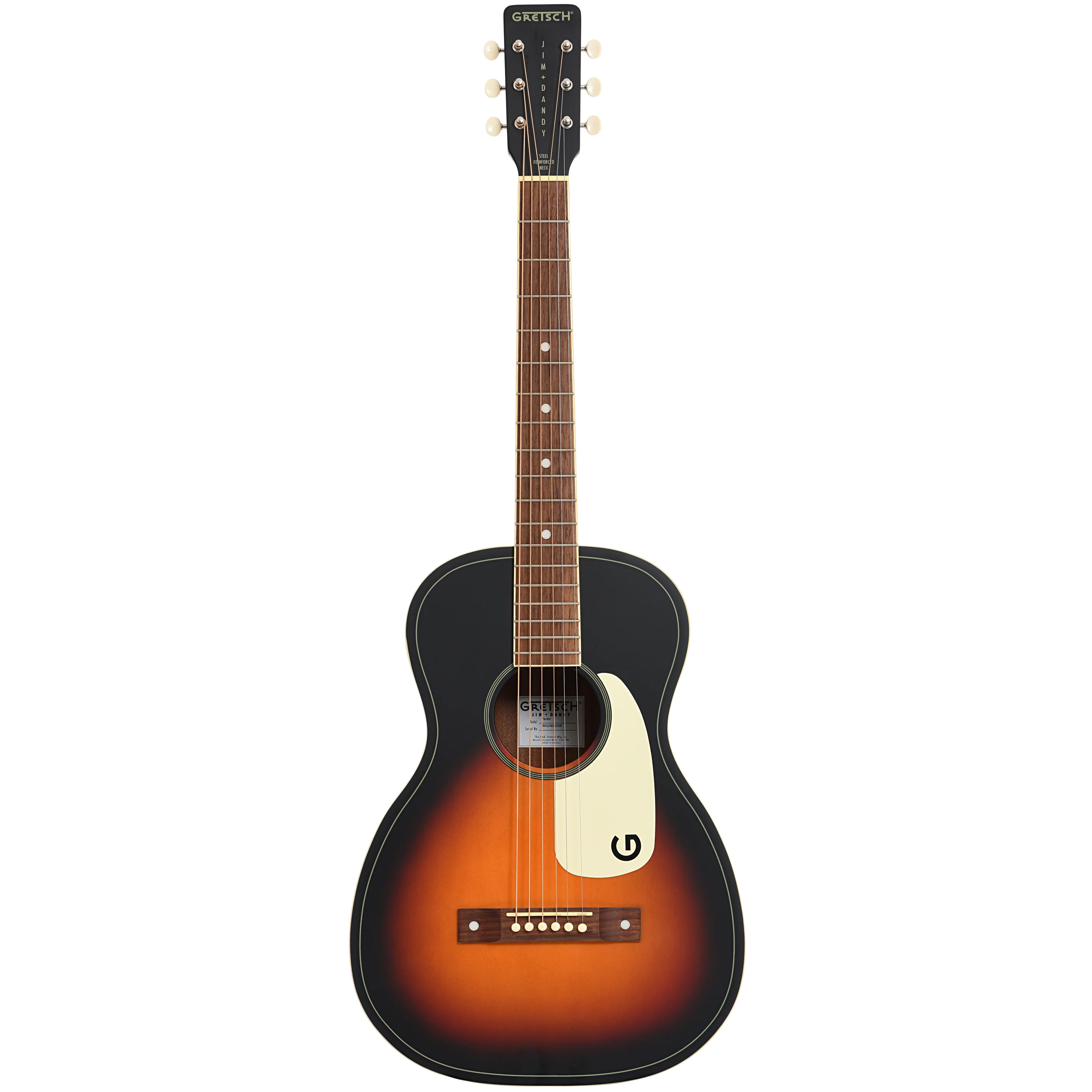 Gretsch Jim Dandy Parlor Acoustic Guitar, Rex Burst - Image 13