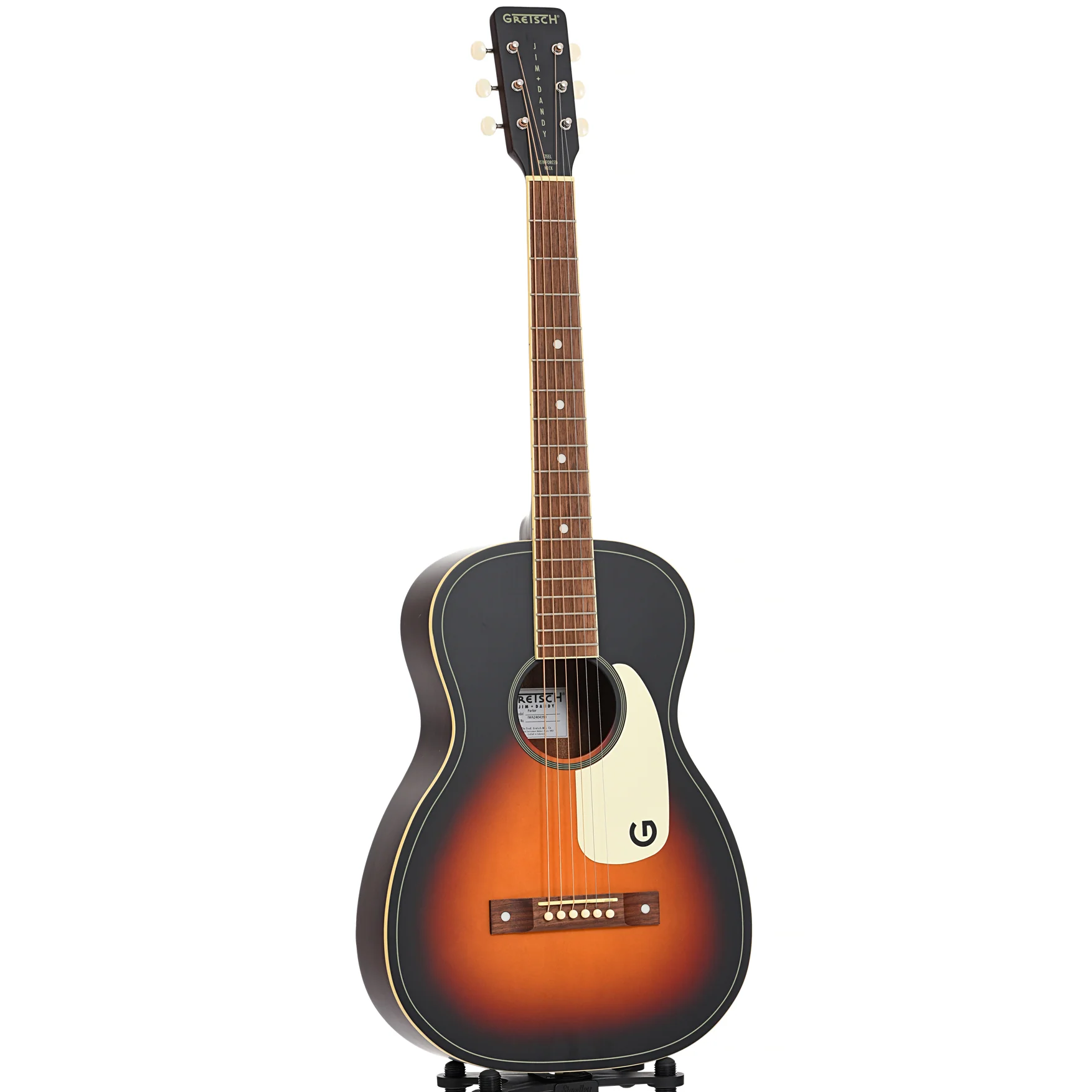 Gretsch Jim Dandy Parlor Acoustic Guitar, Rex Burst - Image 3