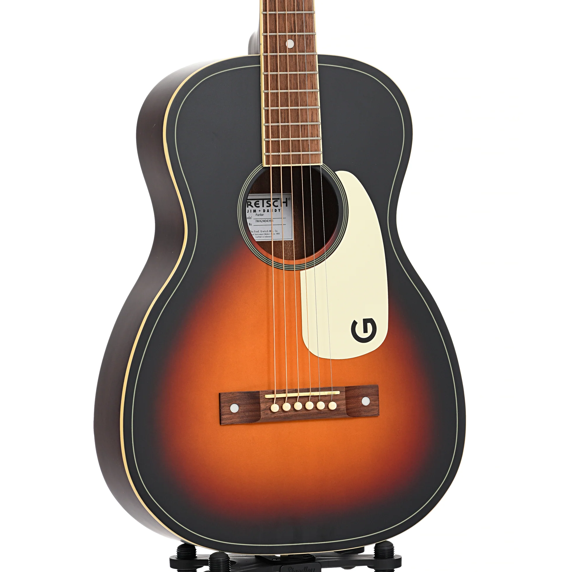 Gretsch Jim Dandy Parlor Acoustic Guitar, Rex Burst - Image 4
