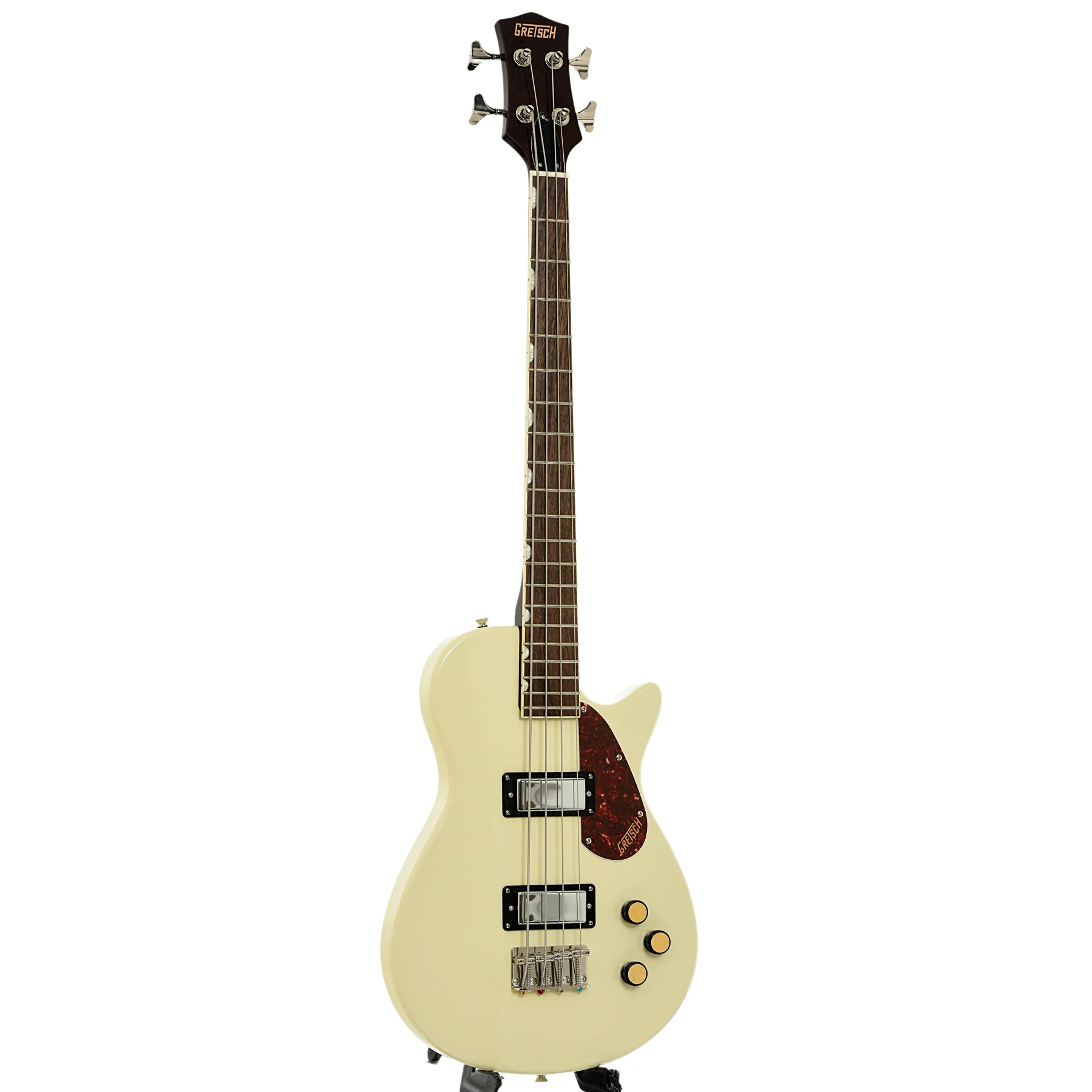 Gretsch Streamliner Jet Club Electric Bass Guitar, Vintage White - Image 3