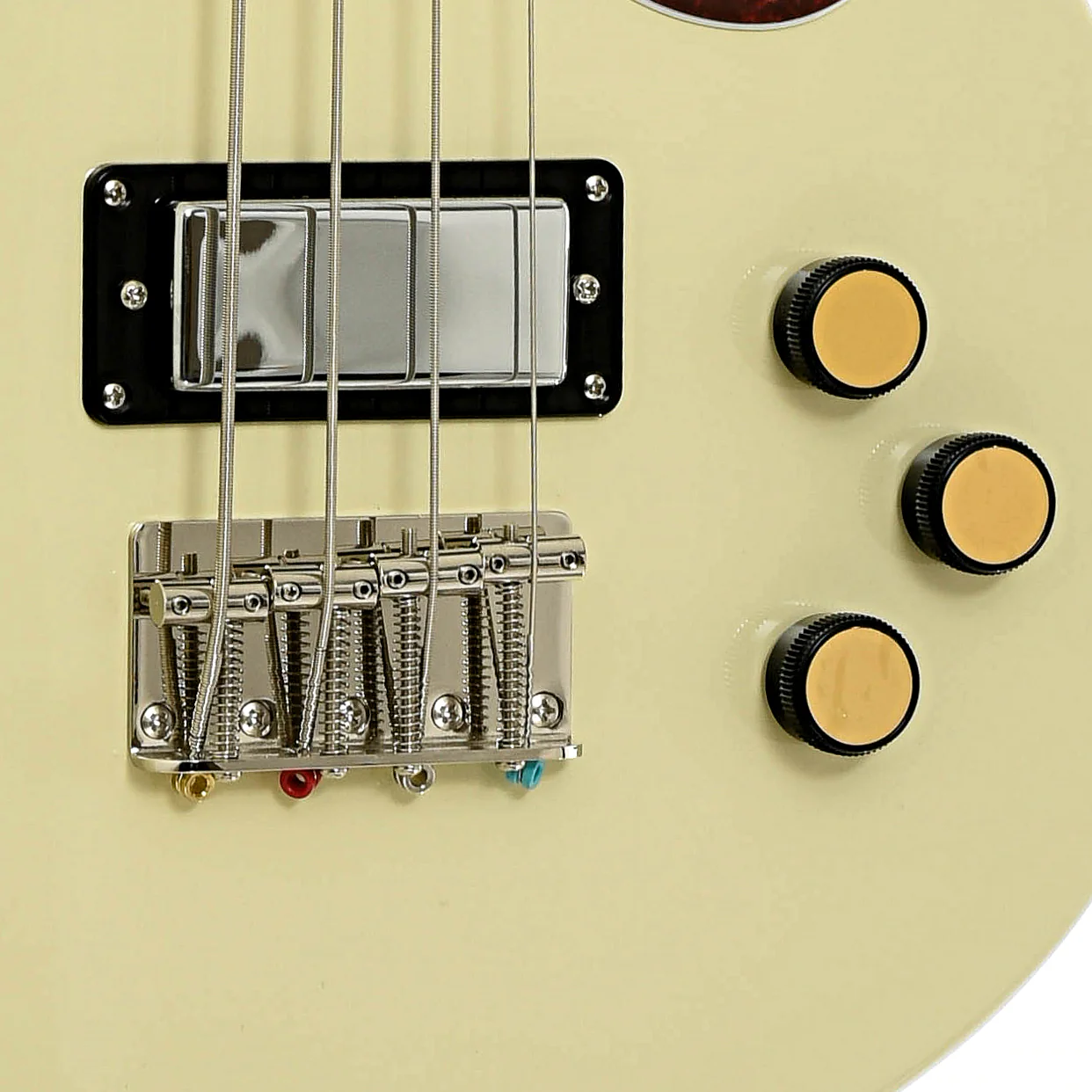 Gretsch Streamliner Jet Club Electric Bass Guitar, Vintage White - Image 5