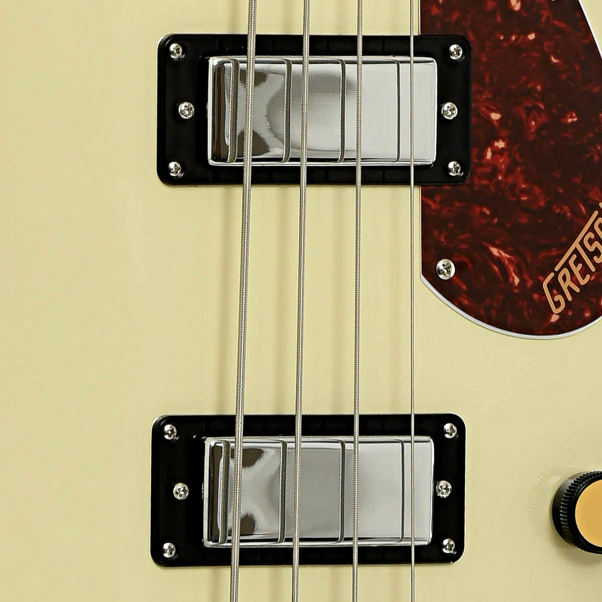 Gretsch Streamliner Jet Club Electric Bass Guitar, Vintage White - Image 6