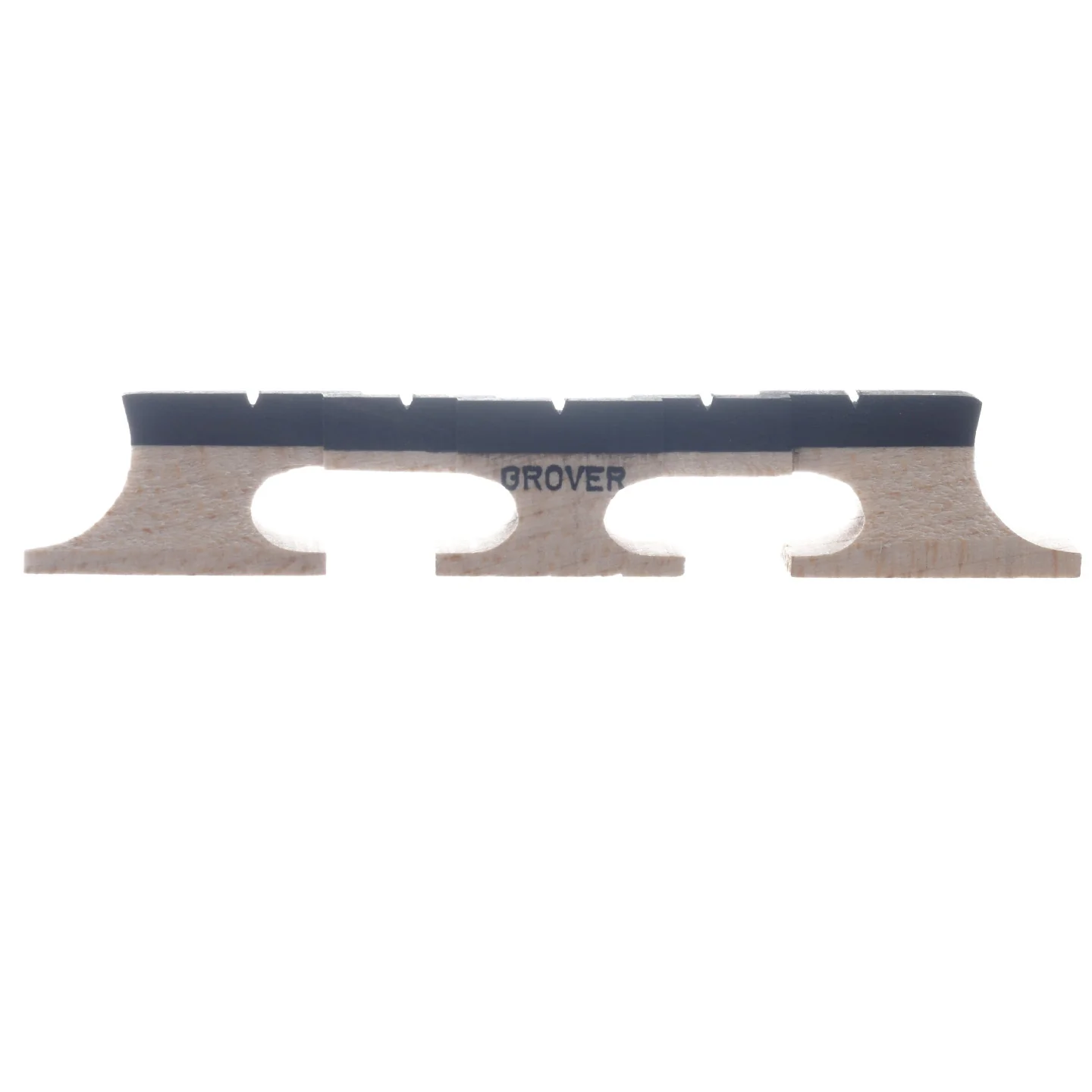 Grover Tune-Kraft Compensated 5-String Banjo Bridge, 1/2" Maple - Image 3