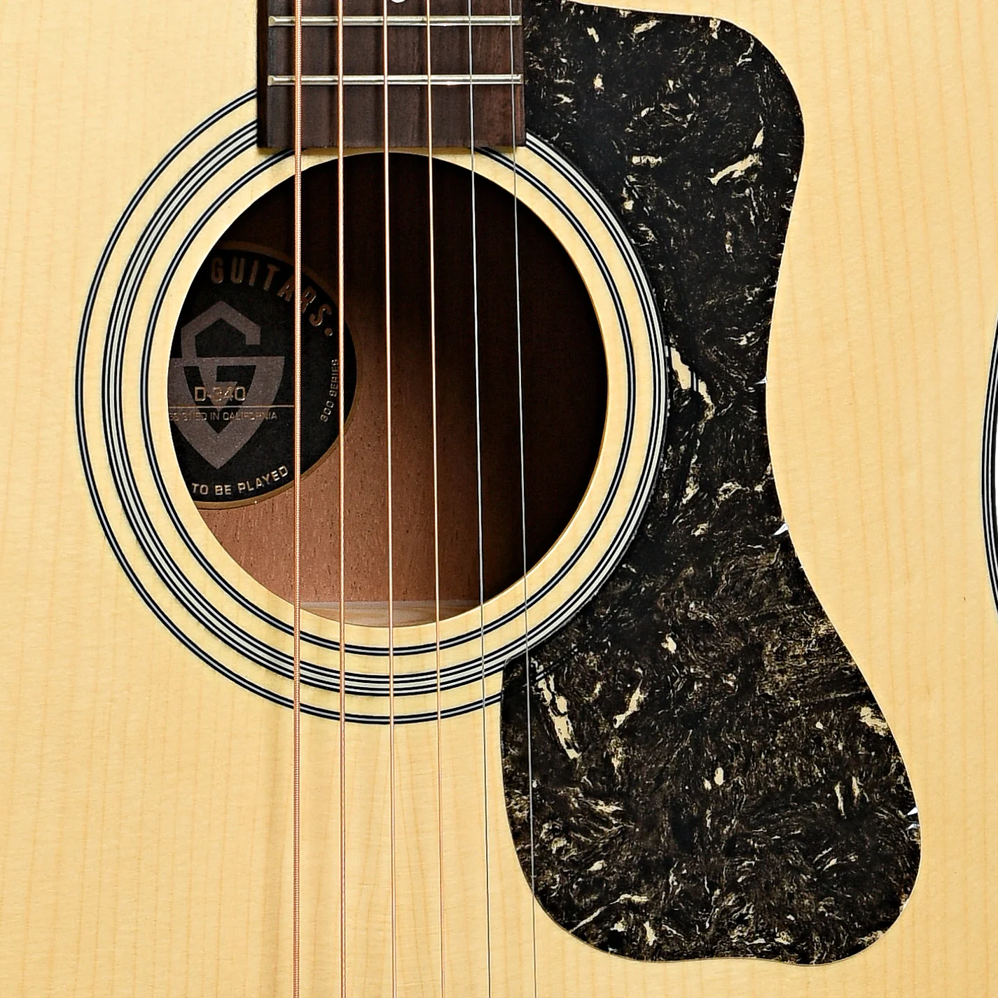 Guild D-340 Dreadnought Acoustic Guitar - Image 6