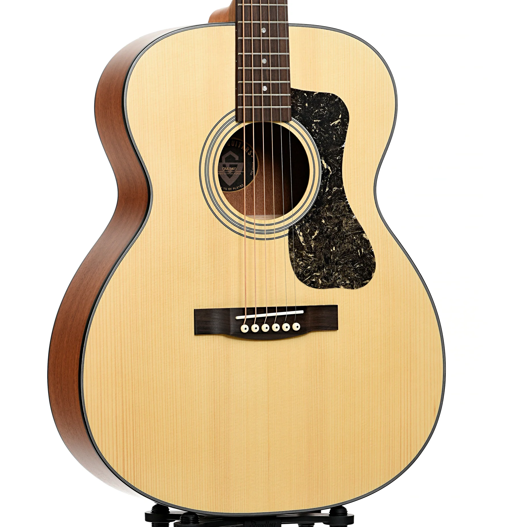 Guild OM-340 Acoustic Guitar - Image 4