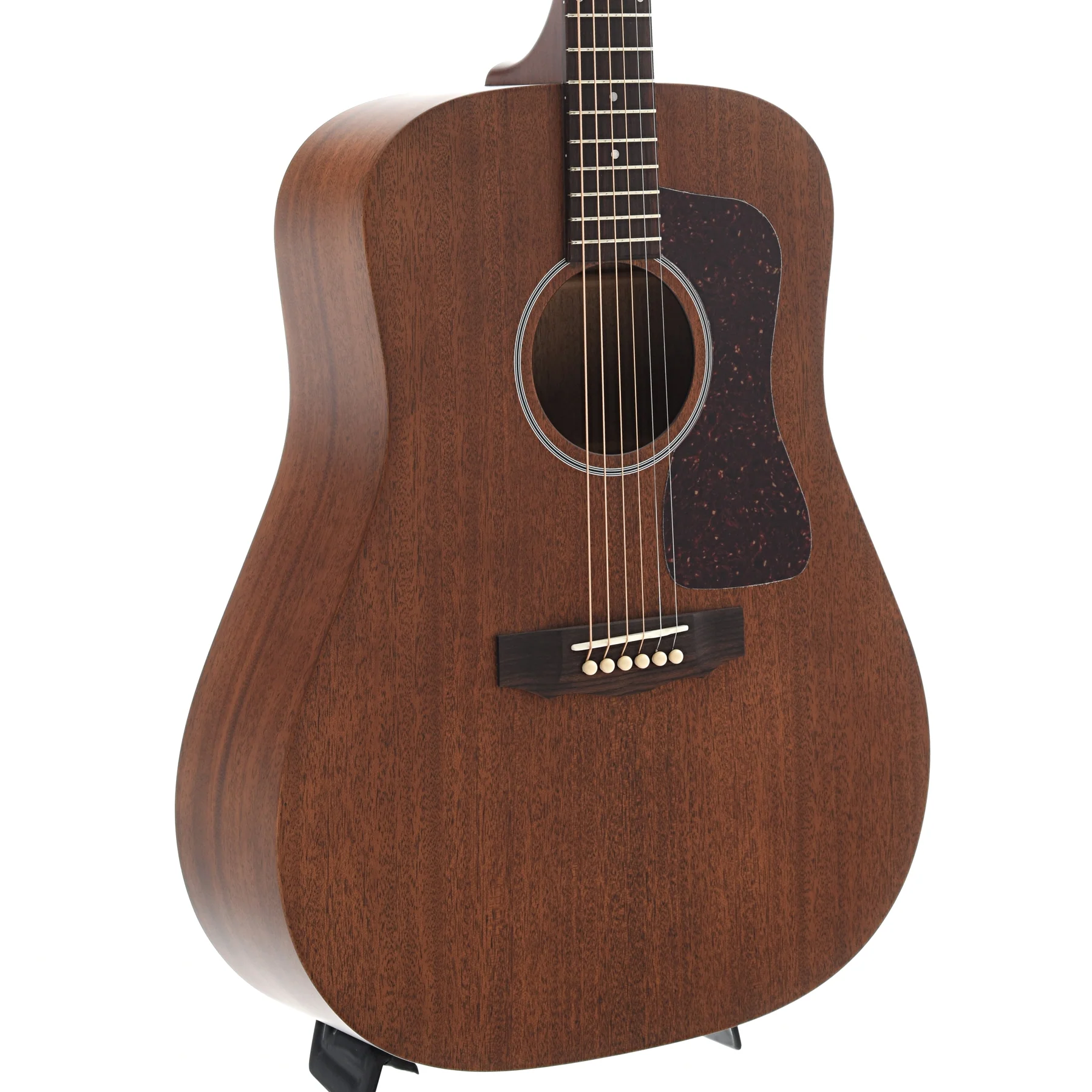 Guild D-20 Dreadnought Acoustic Guitar & Case, Natural - Image 2