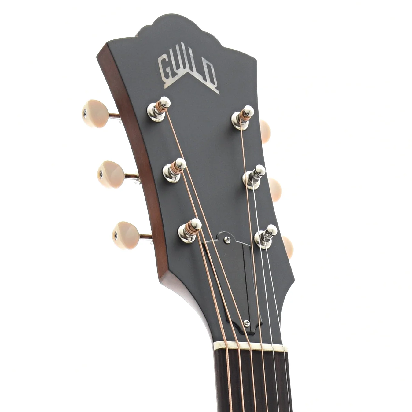 Guild D-20 Dreadnought Acoustic Guitar & Case, Natural - Image 6