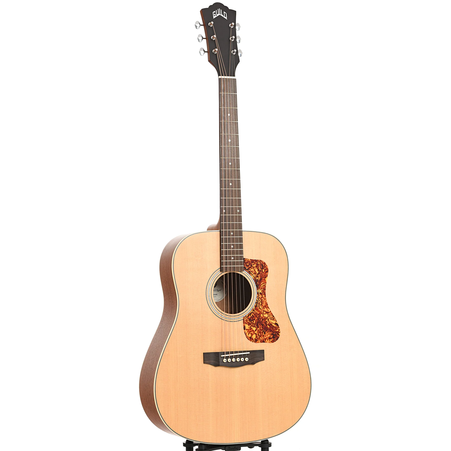 Guild D-240E Dreadnought Acoustic- Electric Guitar - Image 3