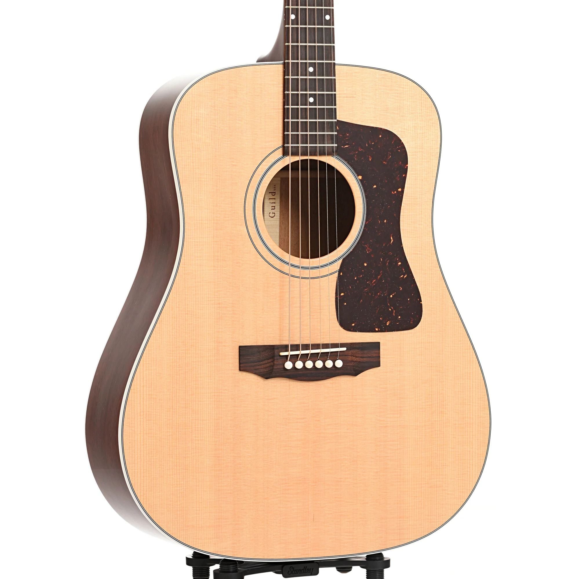 Guild D-40 Standard Dreadnought Acoustic Guitar & Case - Image 4