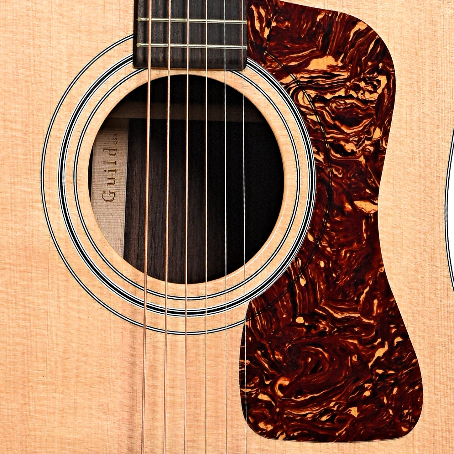 Guild D-50 Standard Dreadnought Acoustic Guitar & Case - Image 6