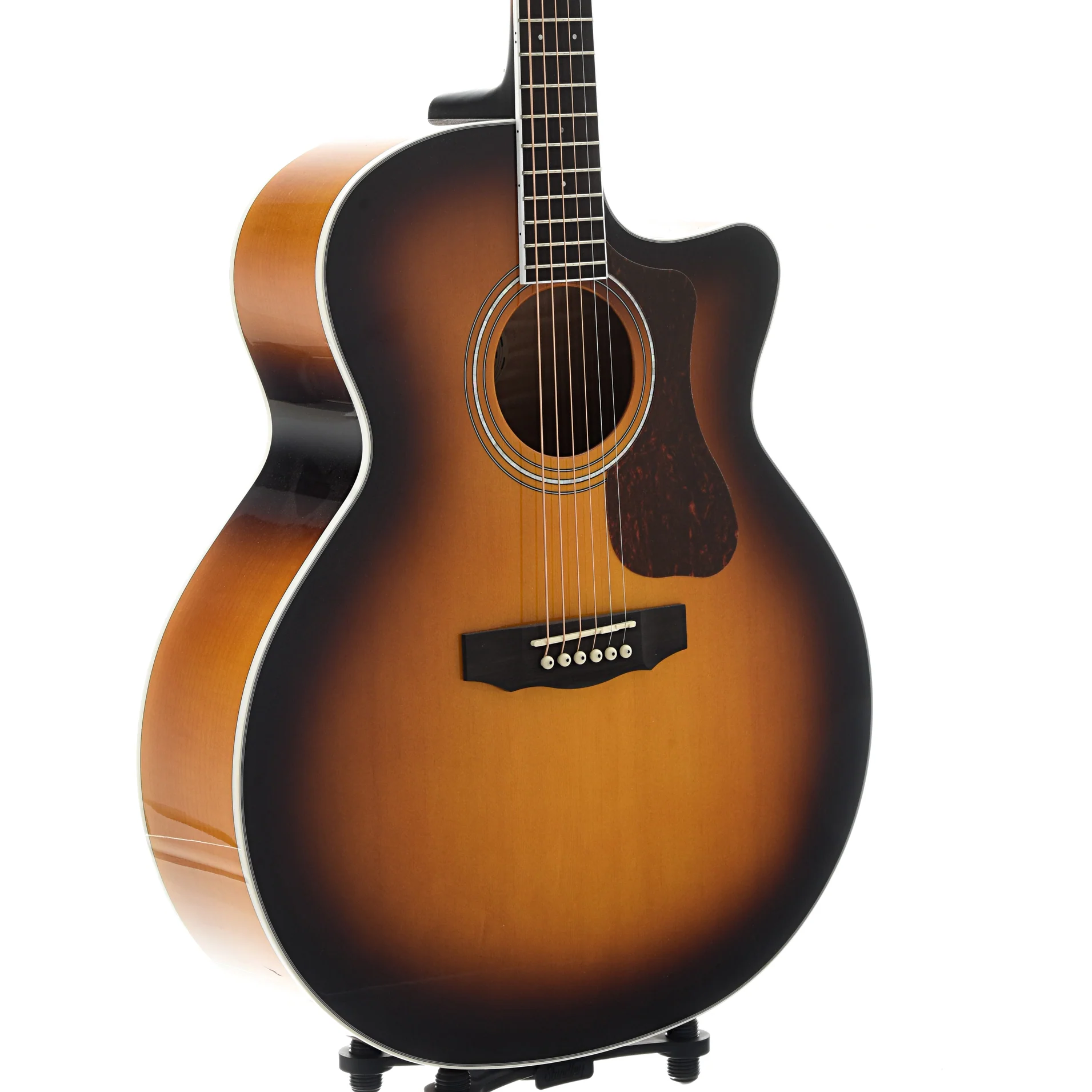 Guild F-250CE Deluxe Maple F-Jumbo Acoustic-Electric Guitar - Image 3